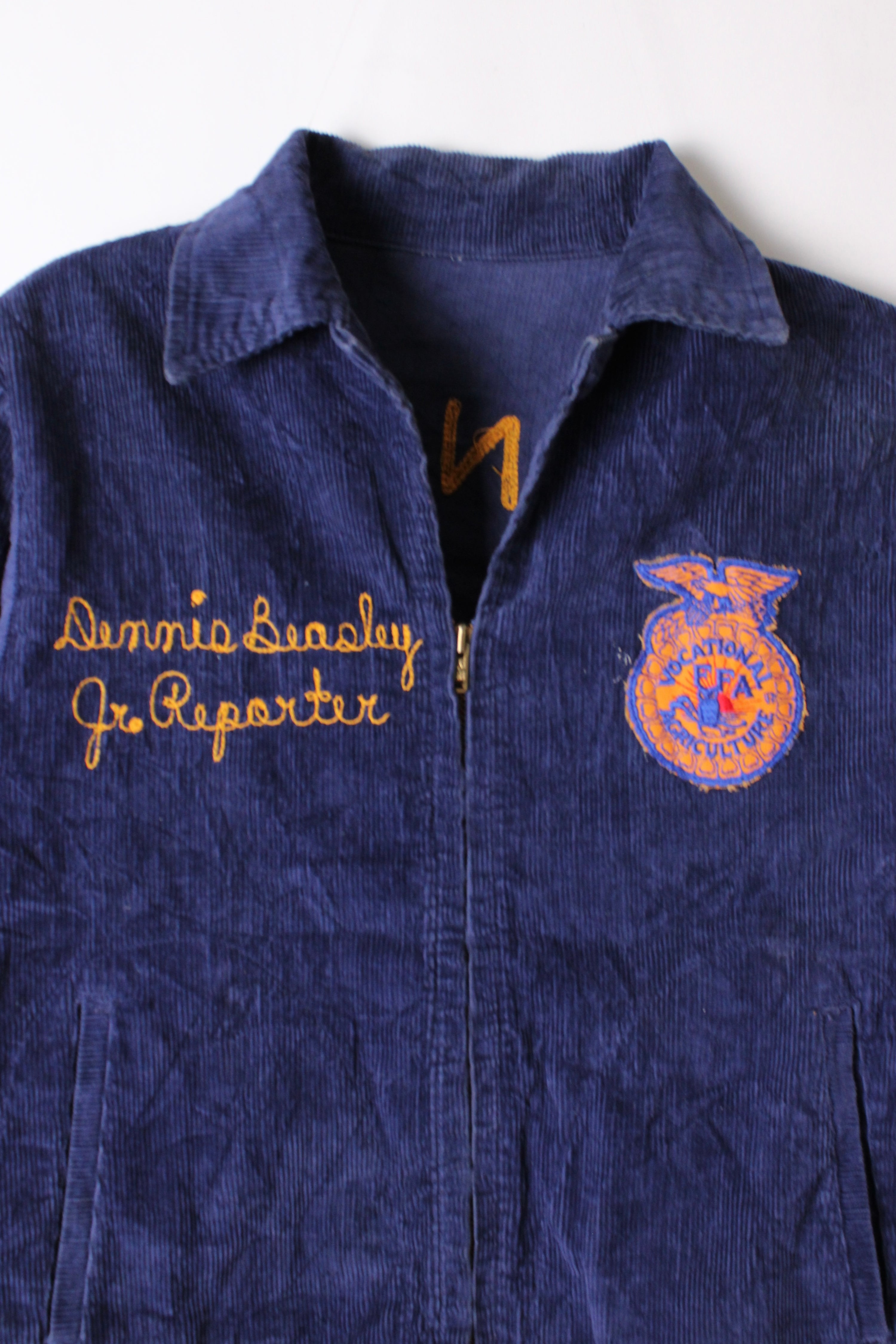 VINTAGE 1970S FFA JACKET - S/M