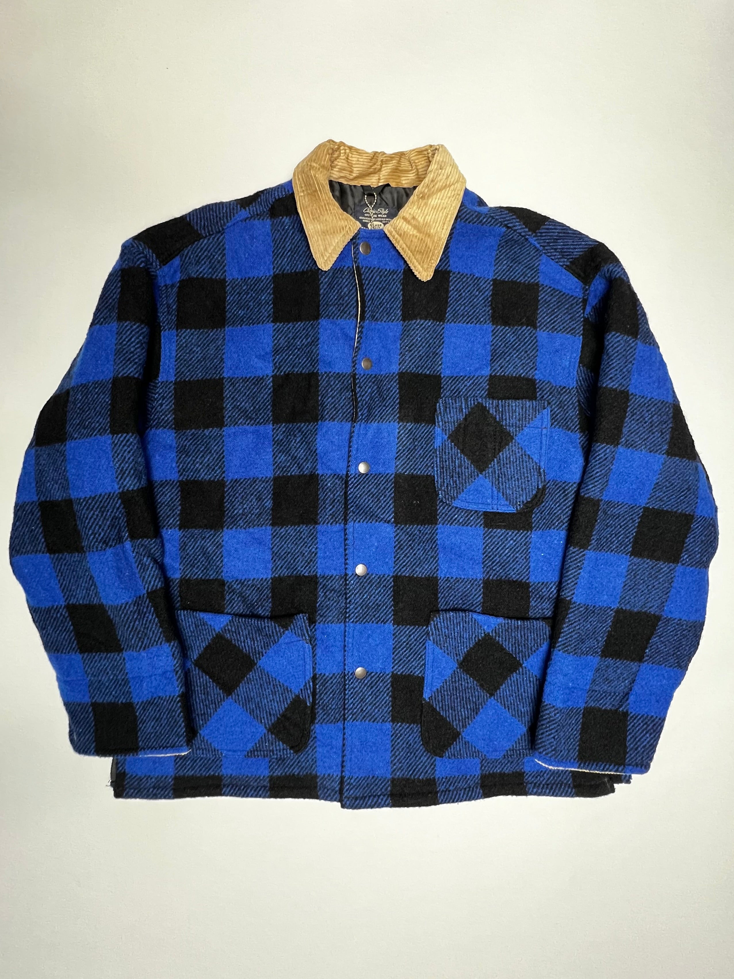 WILKER WORKS BUFFALO TARTAN PLAID JACKET - M