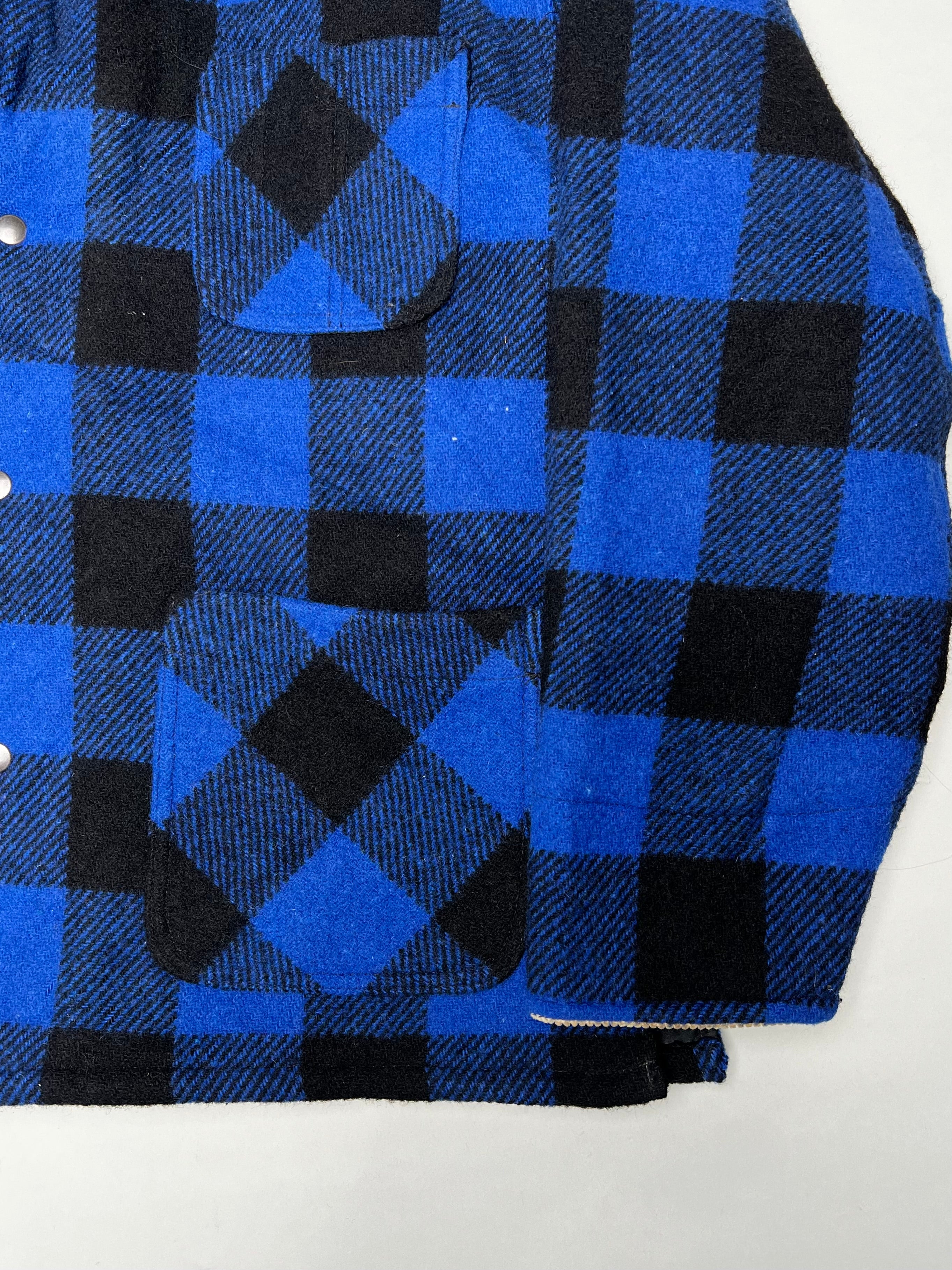 WILKER WORKS BUFFALO TARTAN PLAID JACKET - M