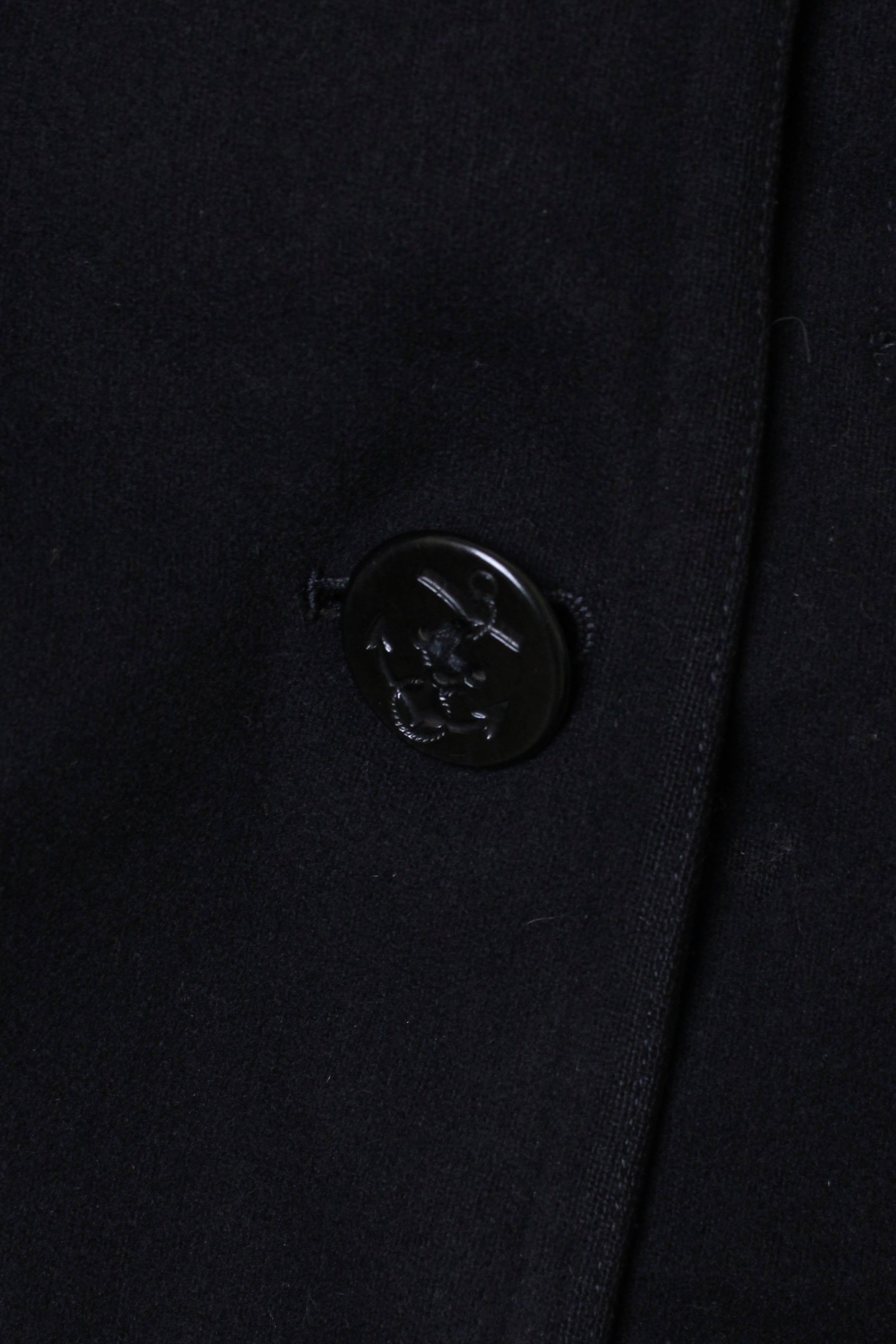 US NAVY VINTAGE PEA COAT NAVY BLUE - S/M