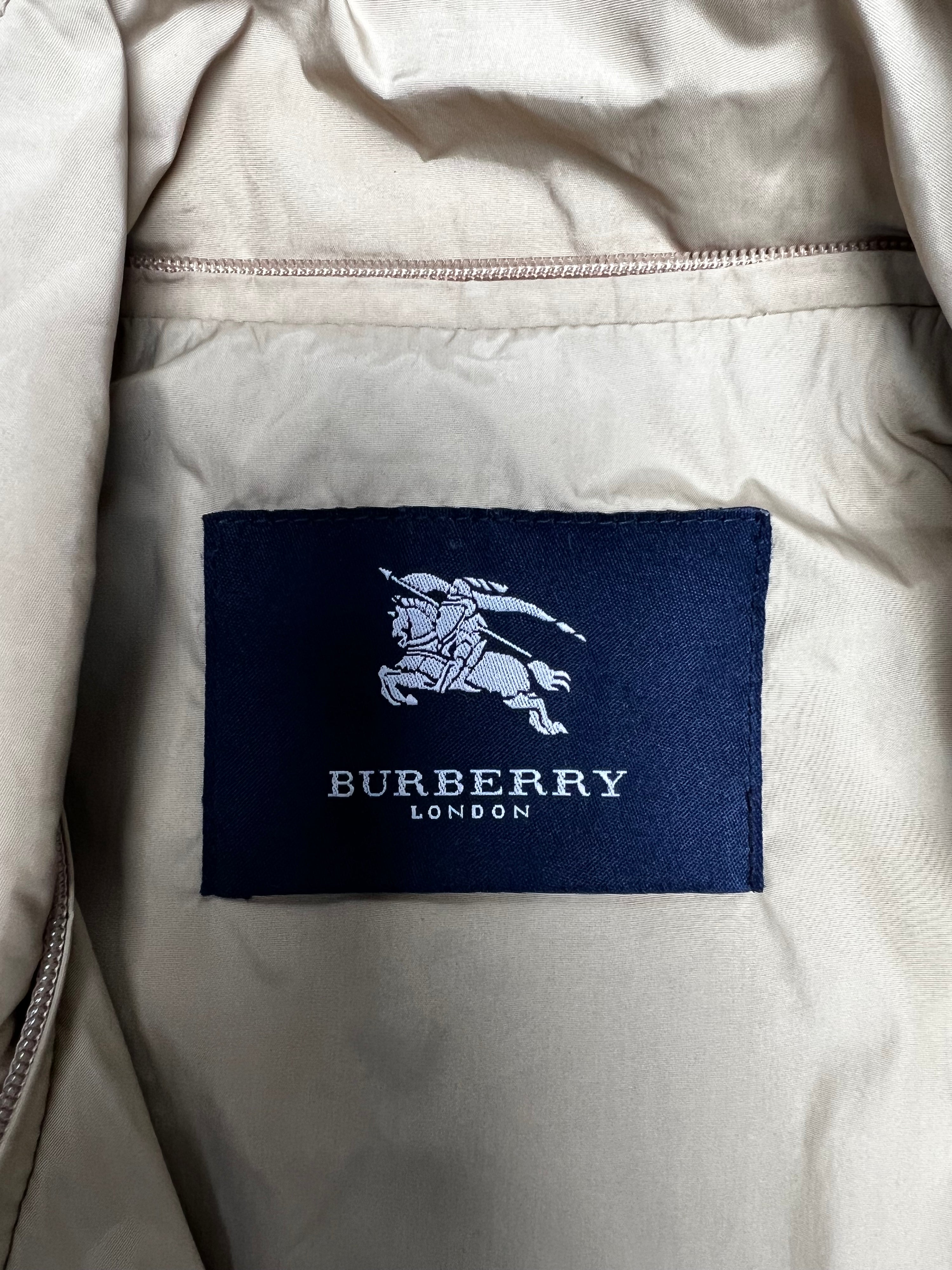 BURBERRY TRENCH COAT WINDBREAKER BEIGE - L/XL