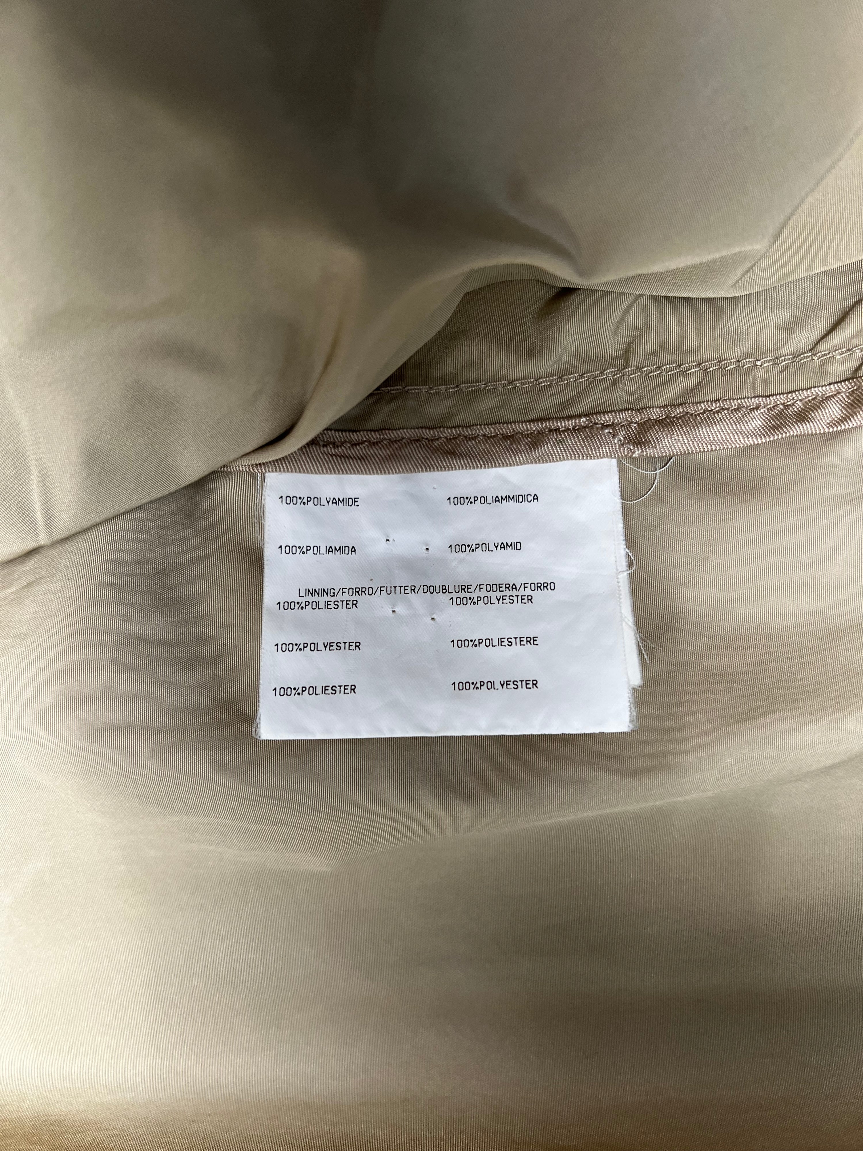 BURBERRY TRENCH COAT WINDBREAKER BEIGE - L/XL