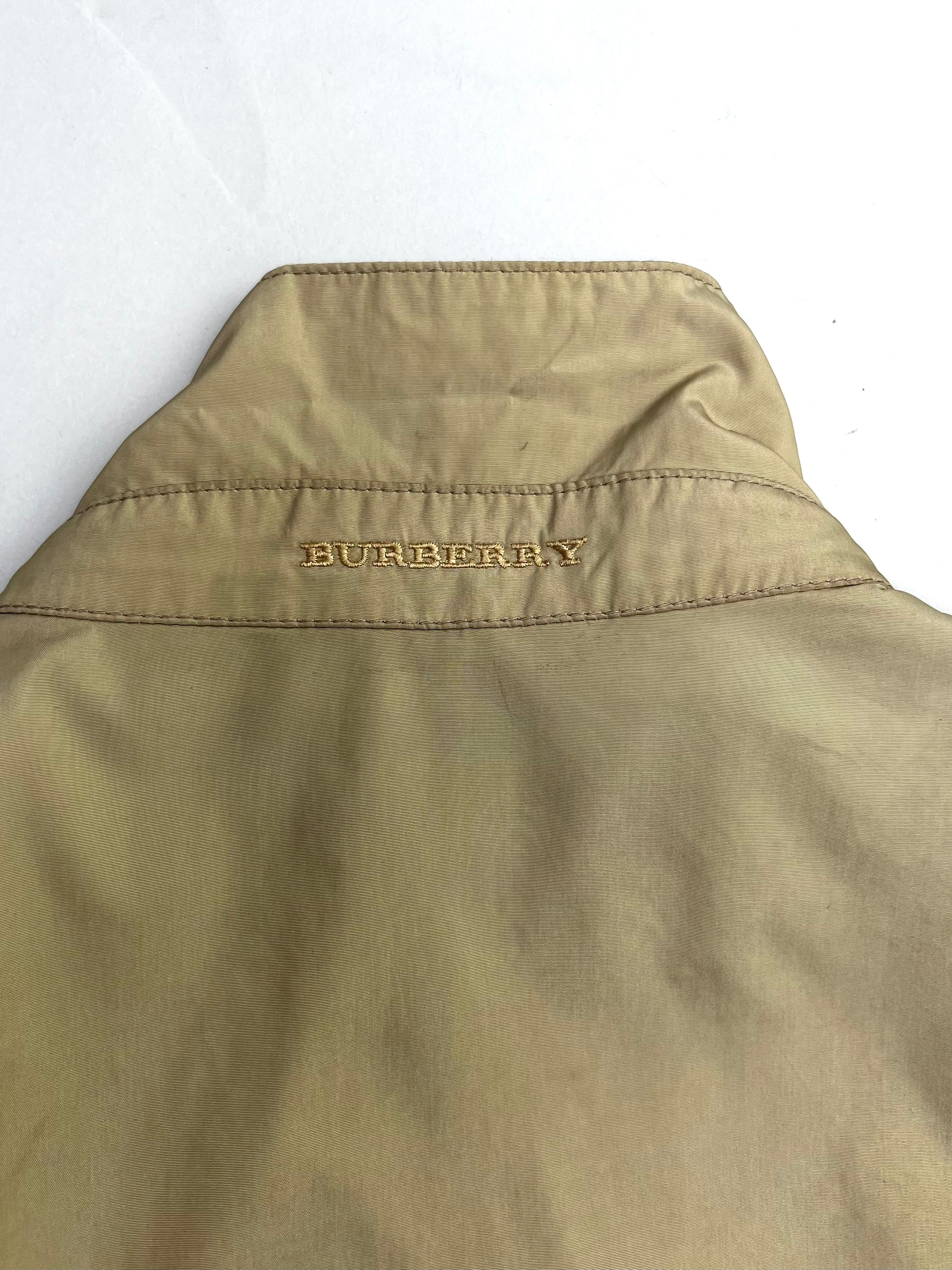 BURBERRY TRENCH COAT WINDBREAKER BEIGE - L/XL