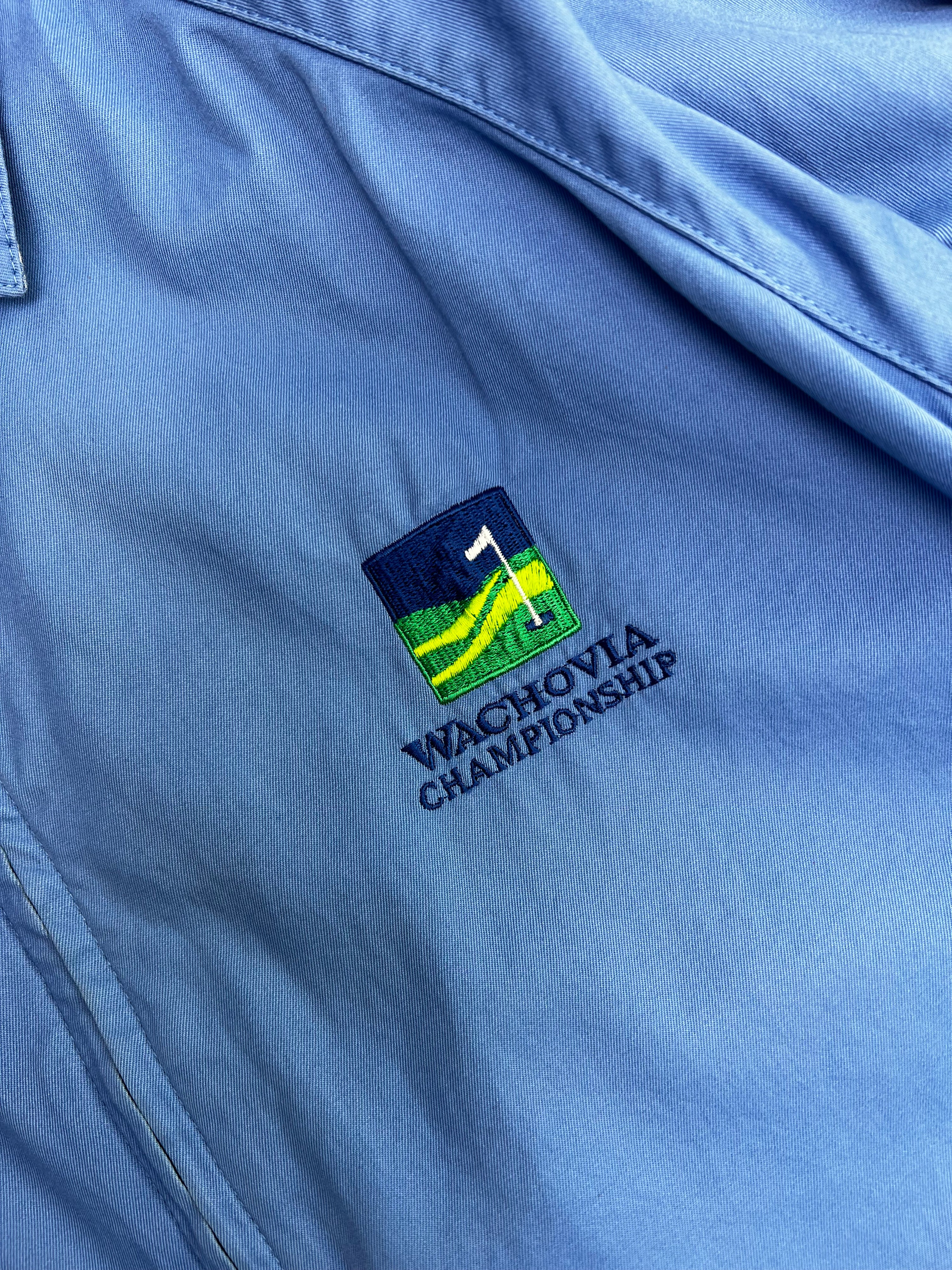 RALPH LAUREN COTTON JACKET BLUE - LARGE