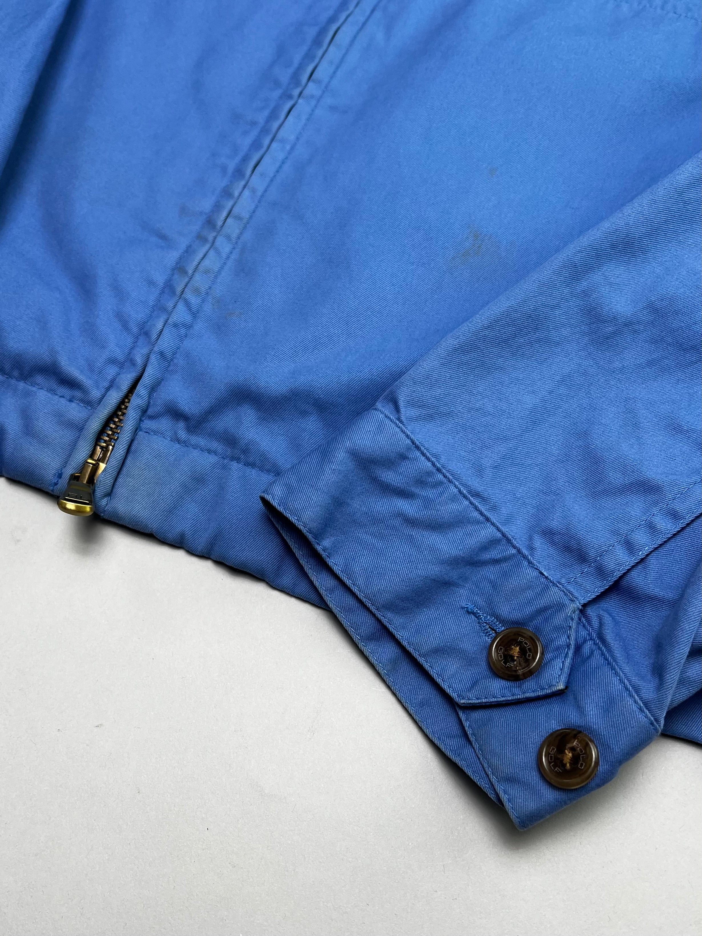 RALPH LAUREN COTTON JACKET BLUE - LARGE