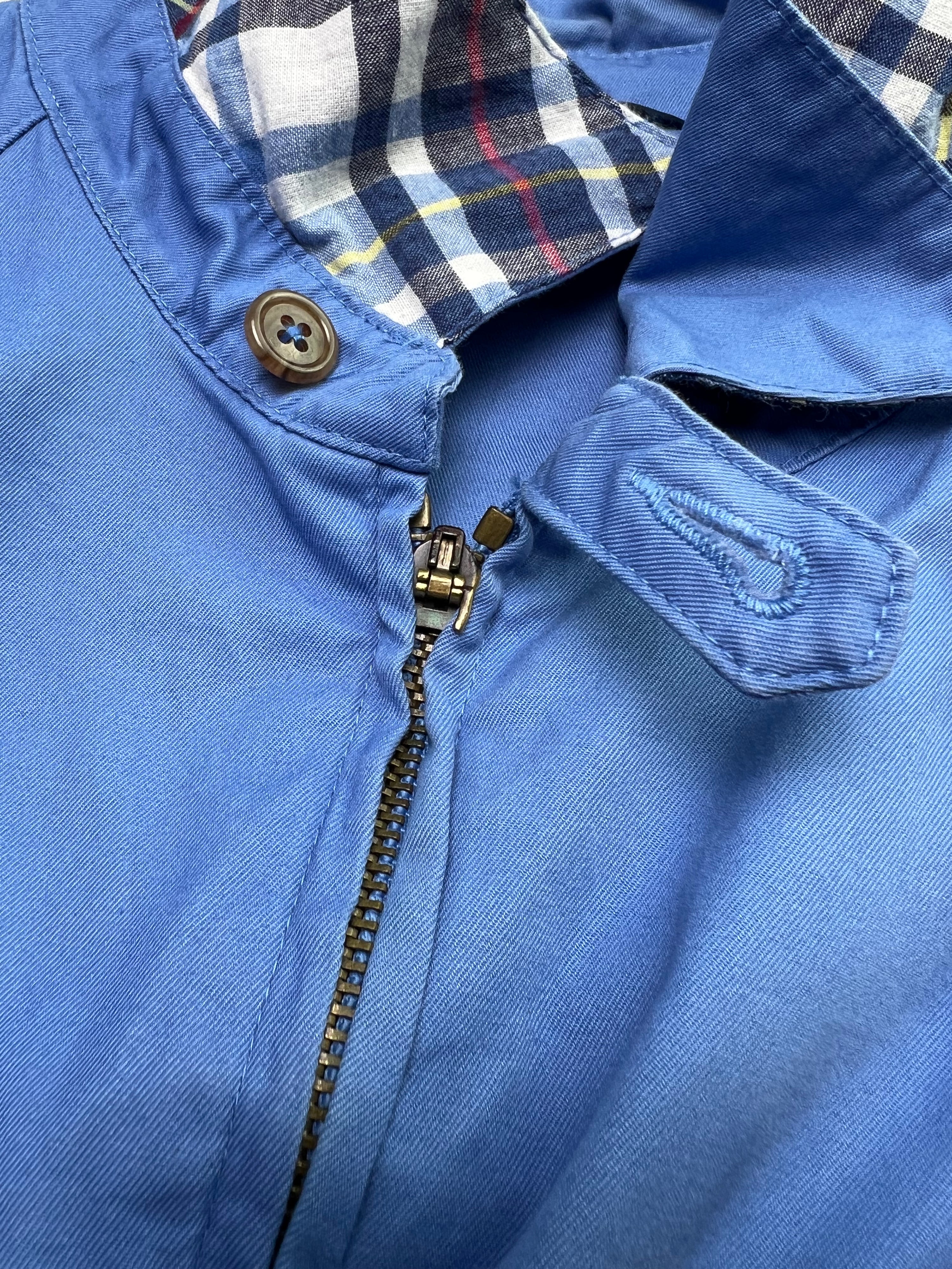 RALPH LAUREN COTTON JACKET BLUE - LARGE