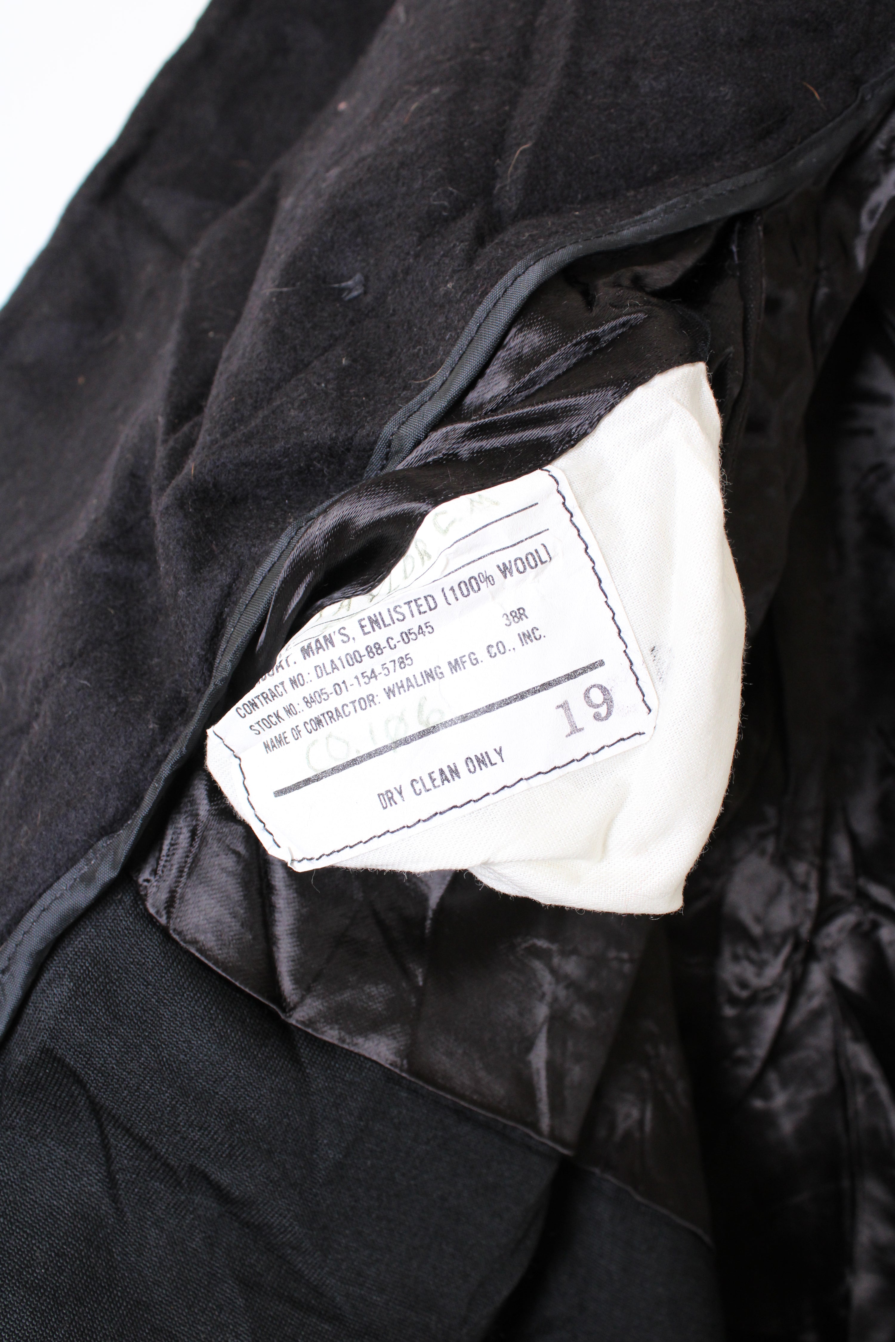 US NAVY VINTAGE PEA COAT NAVY BLUE - S/M