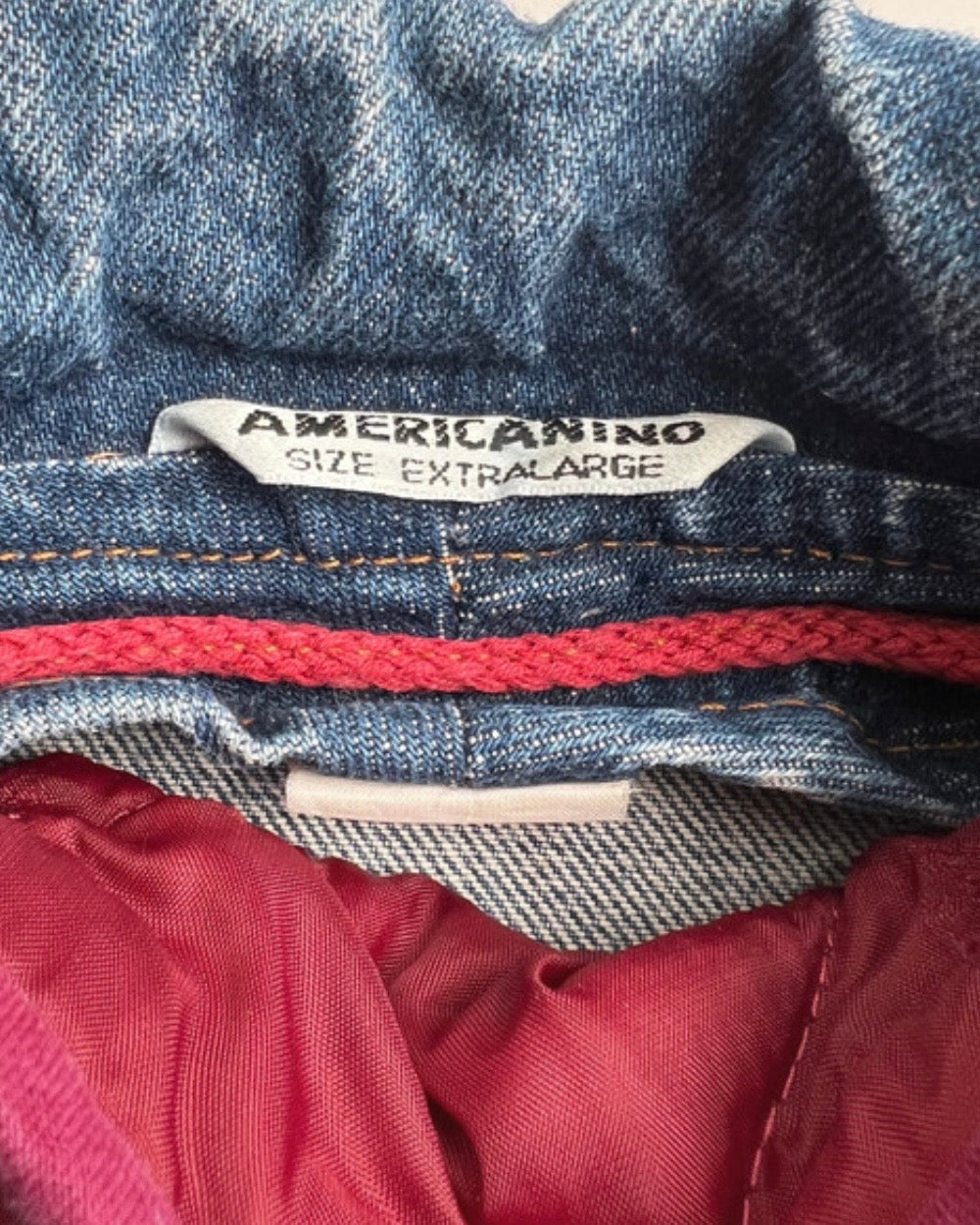 AMERICANINO DENIM JACKET WITH LINER - XL