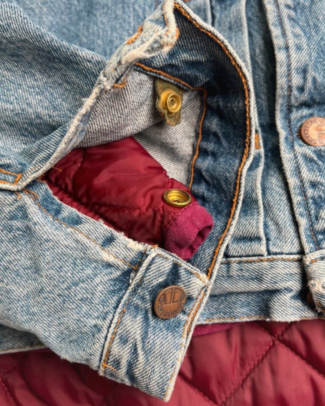AMERICANINO DENIM JACKET WITH LINER - XL