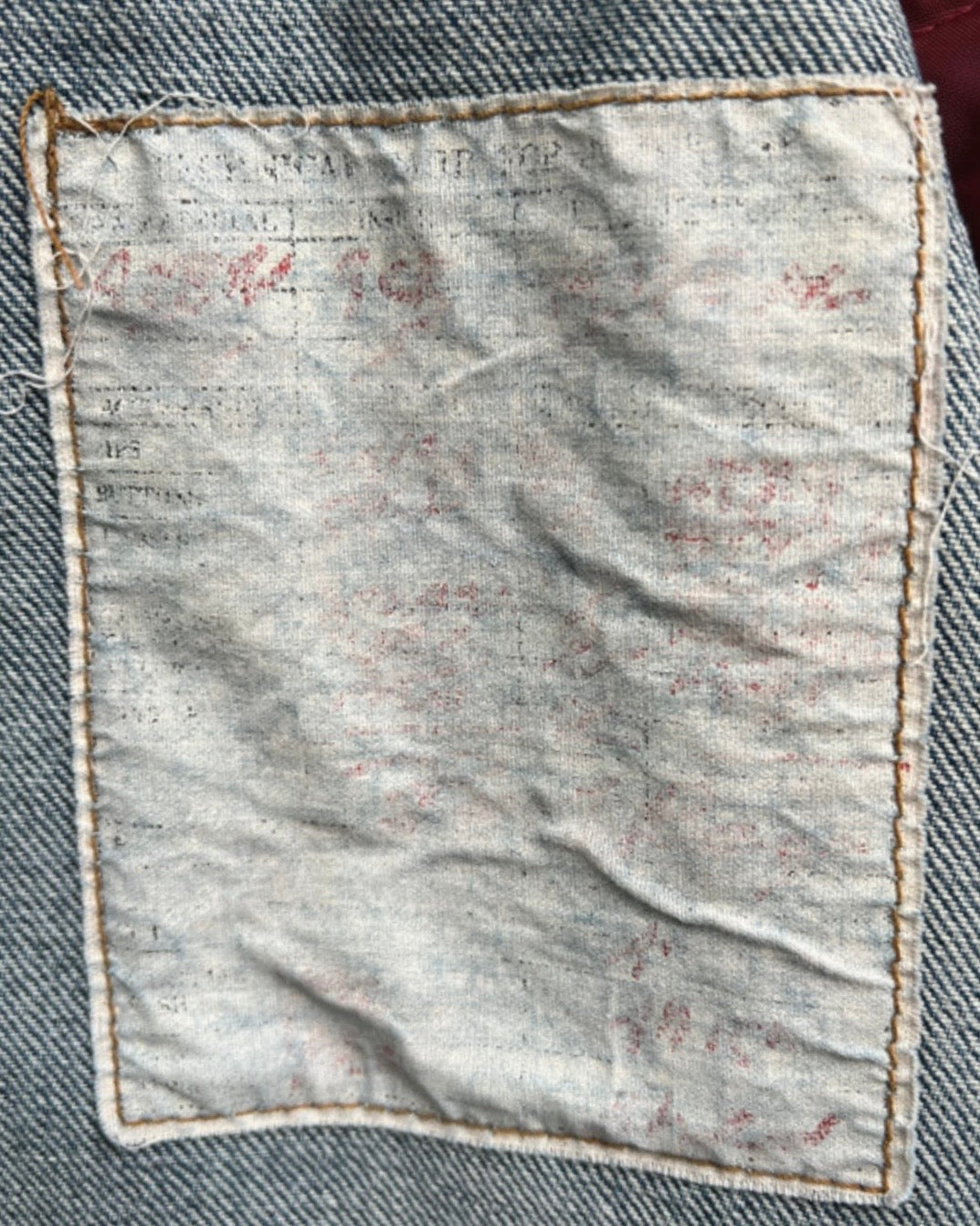 AMERICANINO DENIM JACKET WITH LINER - XL