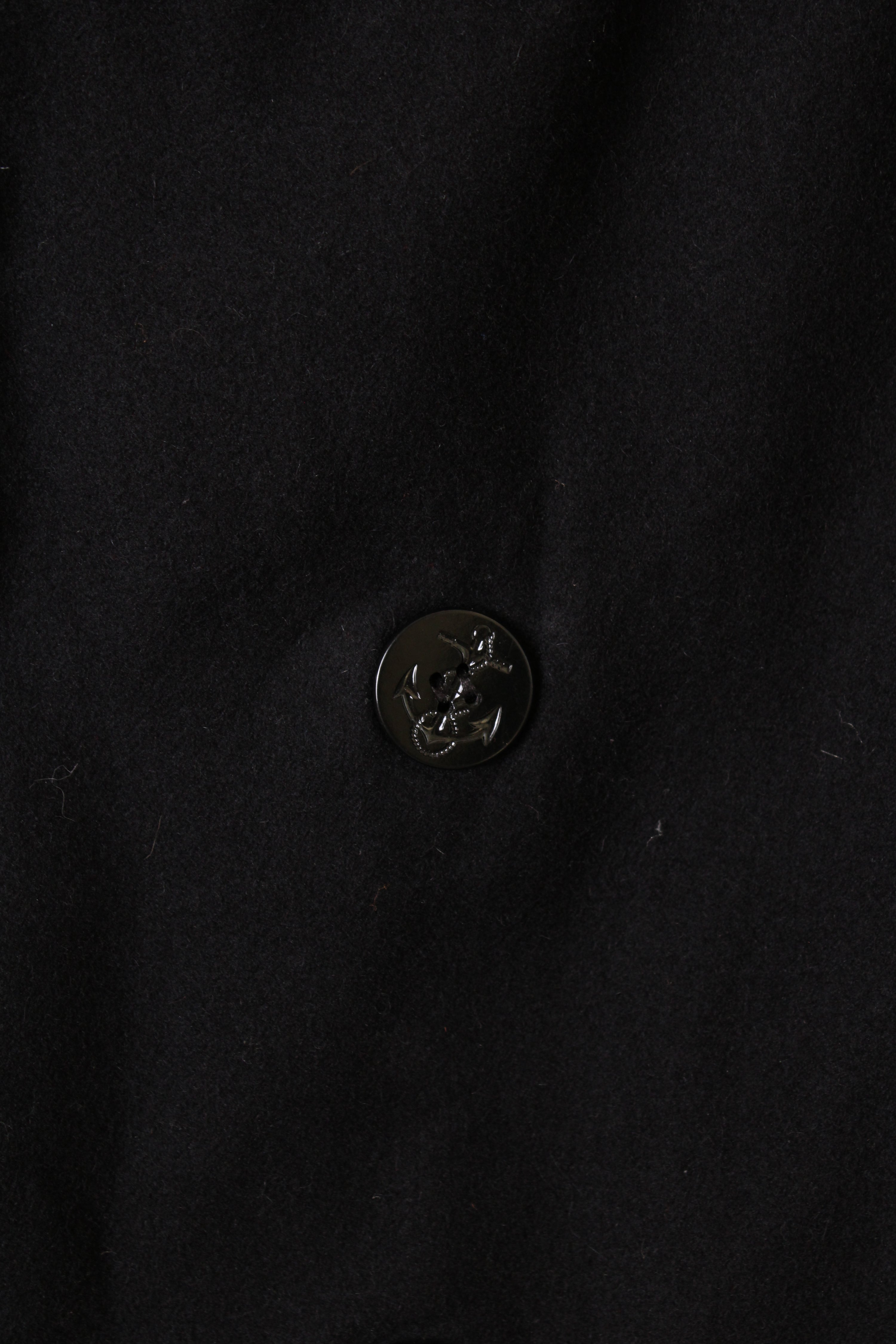 US NAVY VINTAGE PEA COAT NAVY BLUE - XL