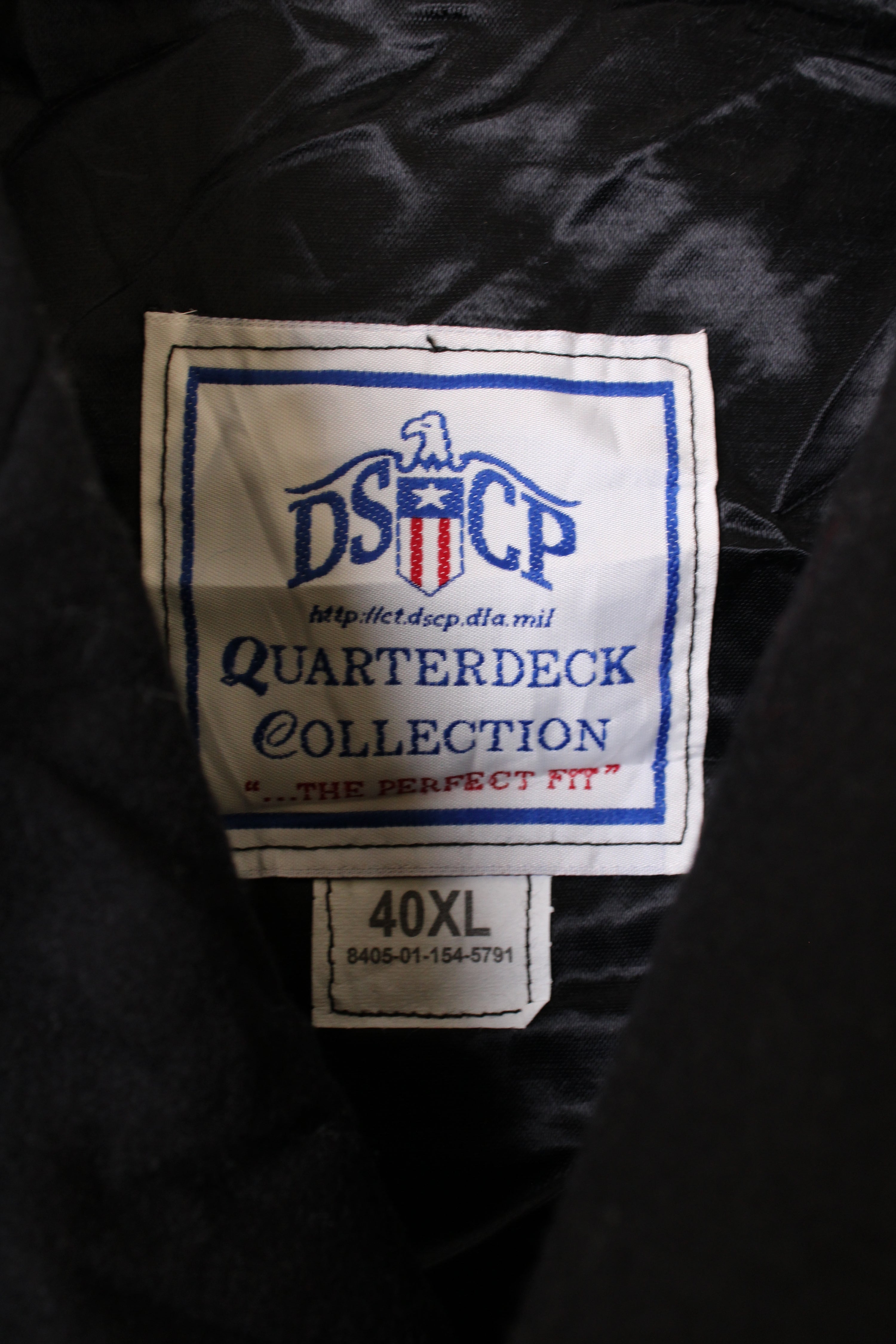 US NAVY VINTAGE PEA COAT NAVY BLUE - XL