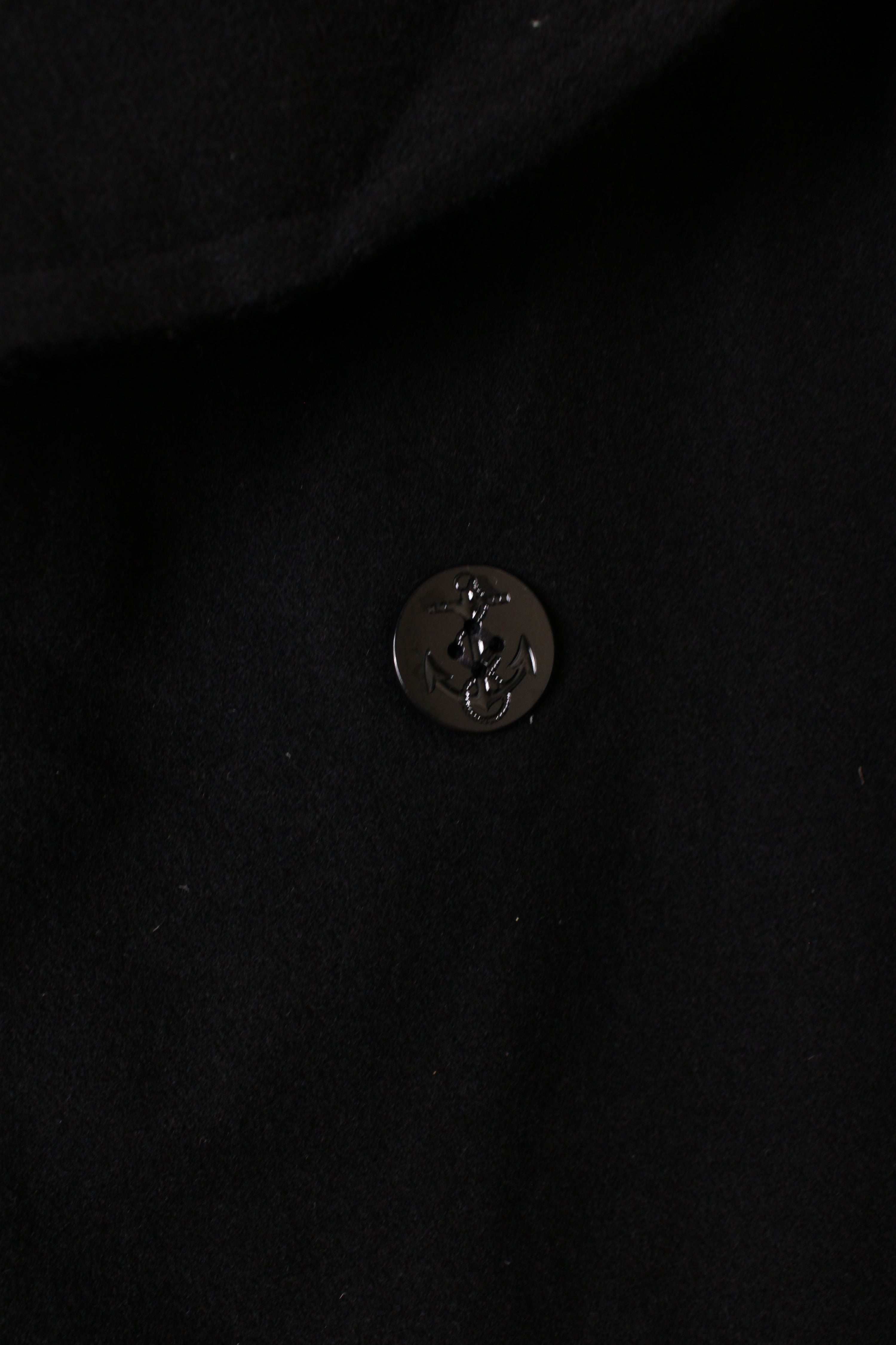 US NAVY VINTAGE PEA COAT NAVY BLUE - XL