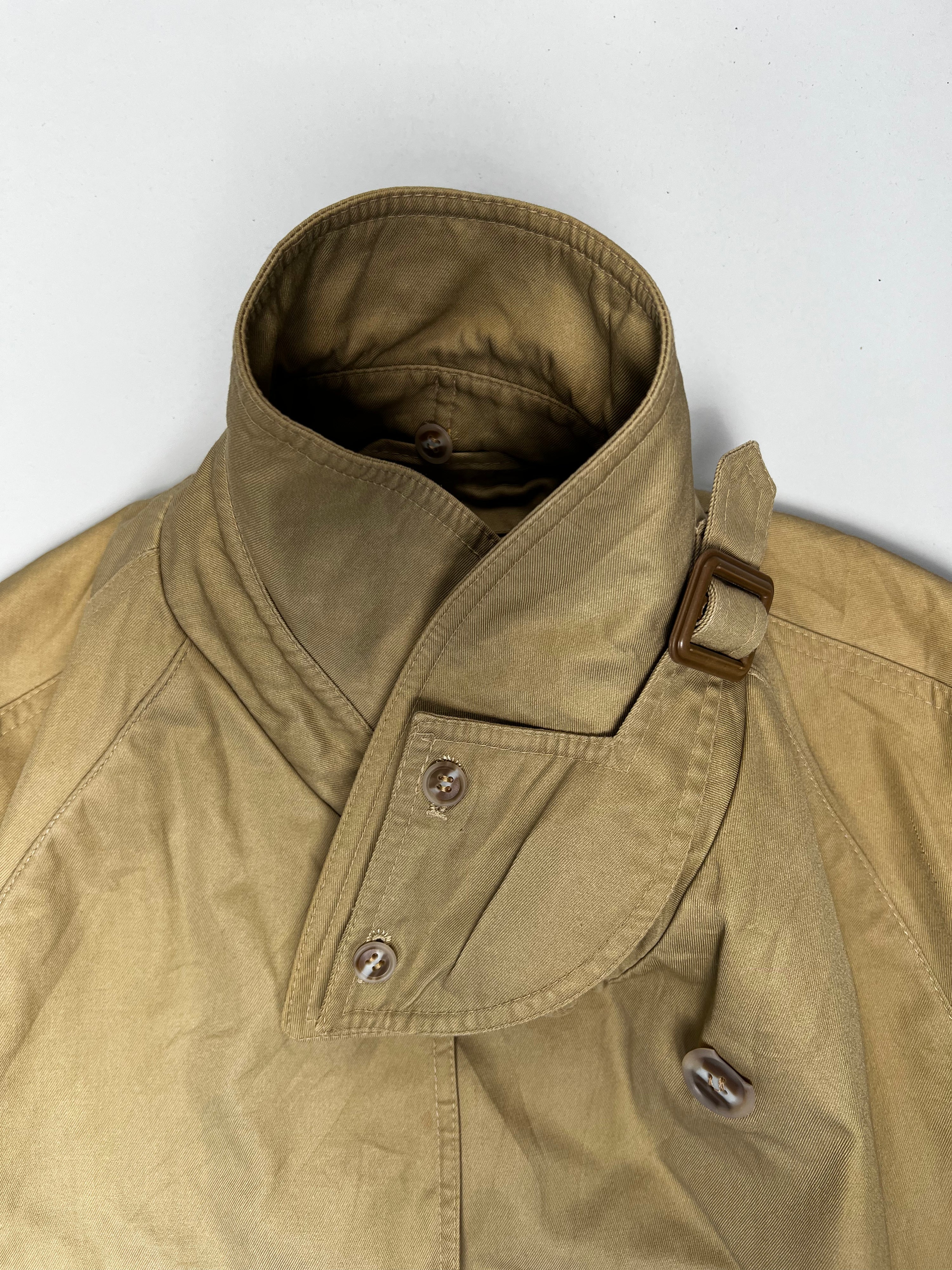BURBERRY VINTAGE TRENCH COAT DOUBLE BREAST BEIGE - XXL