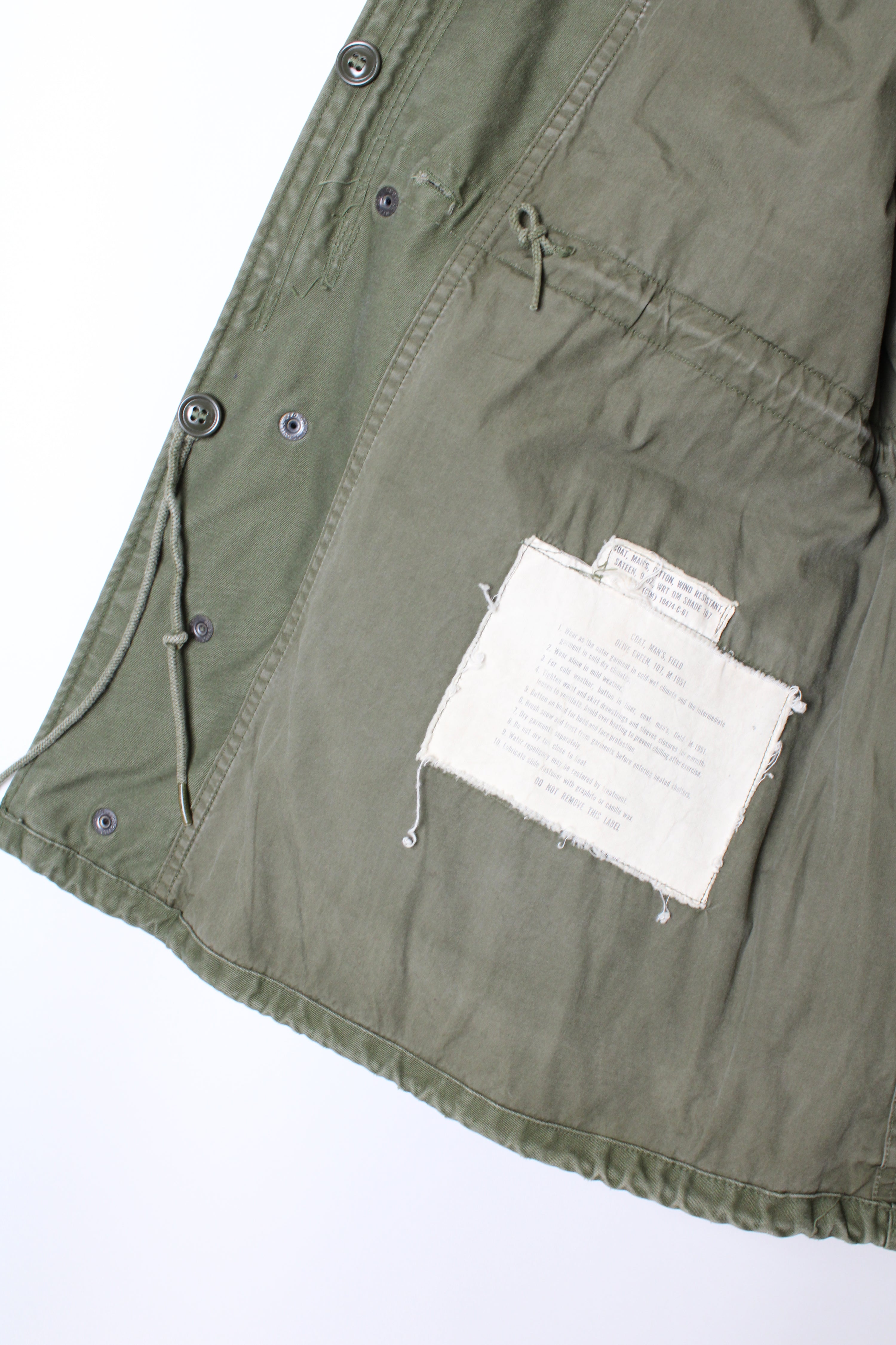 FIELD JACKET M-51 US ARMY OG 107 - S LONG