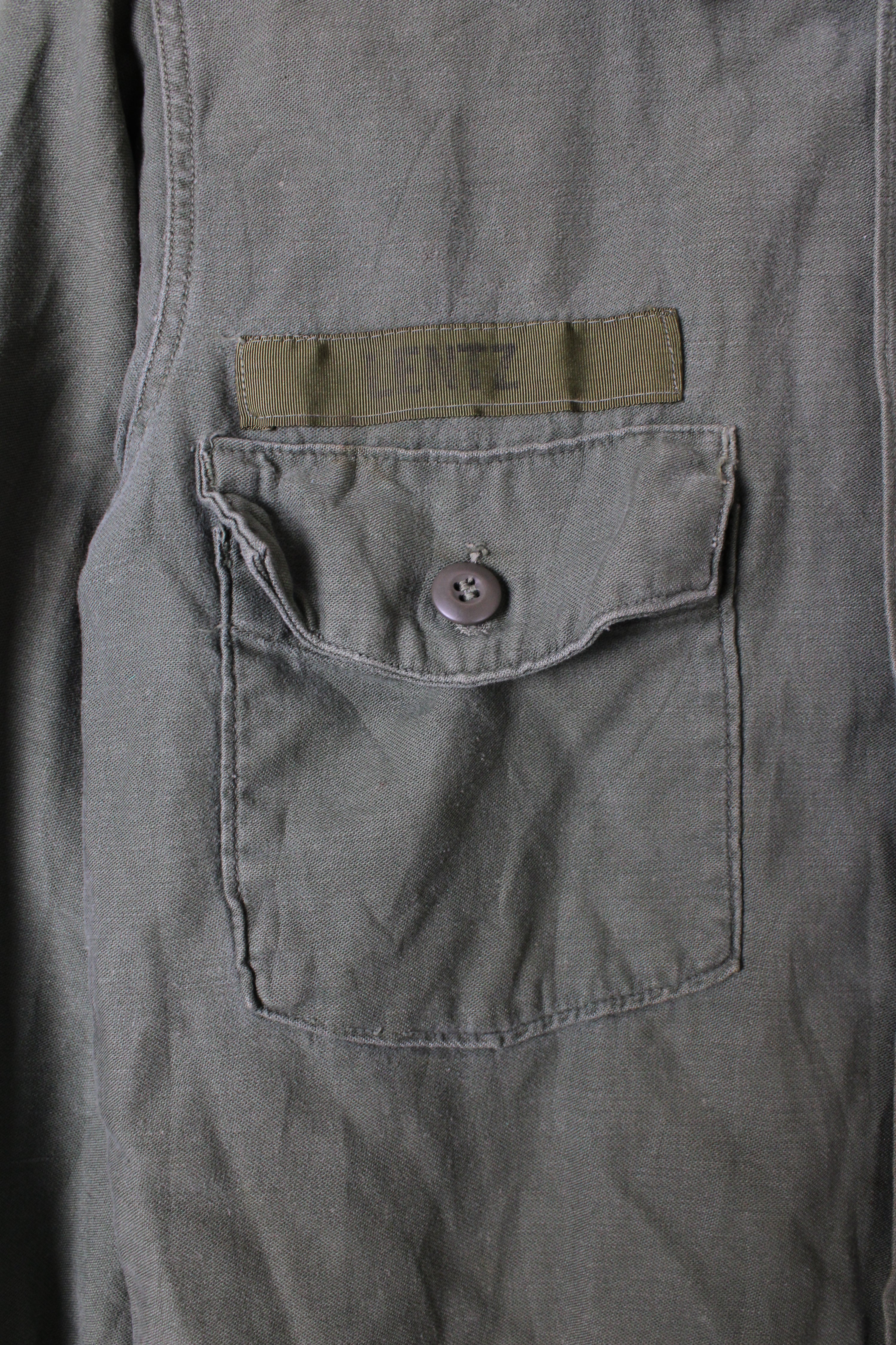 US ARMY OG 107 FATIGUE SHIRT GREEN - M/L