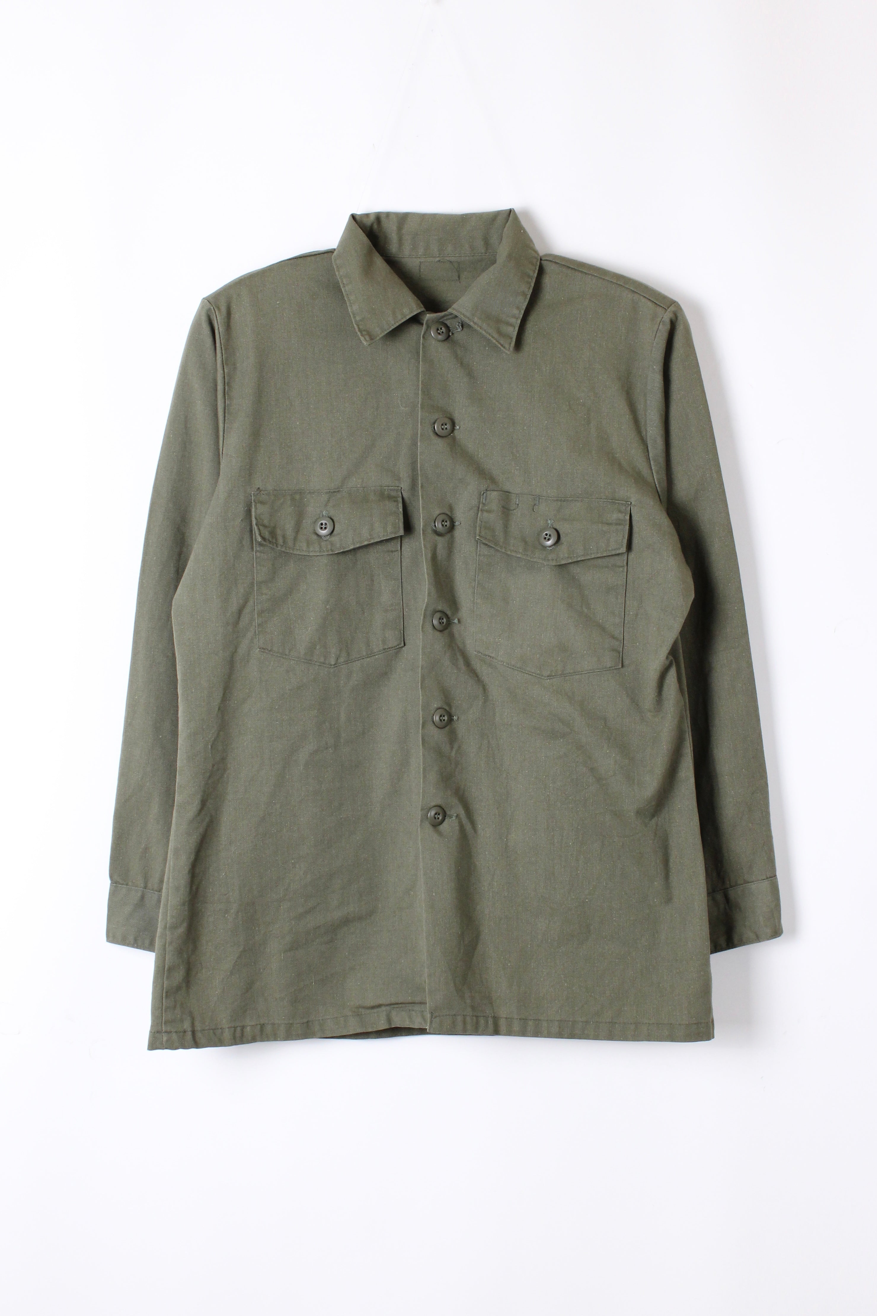 US ARMY OG 507 FATIGUE SHIRT GREEN - L/XL