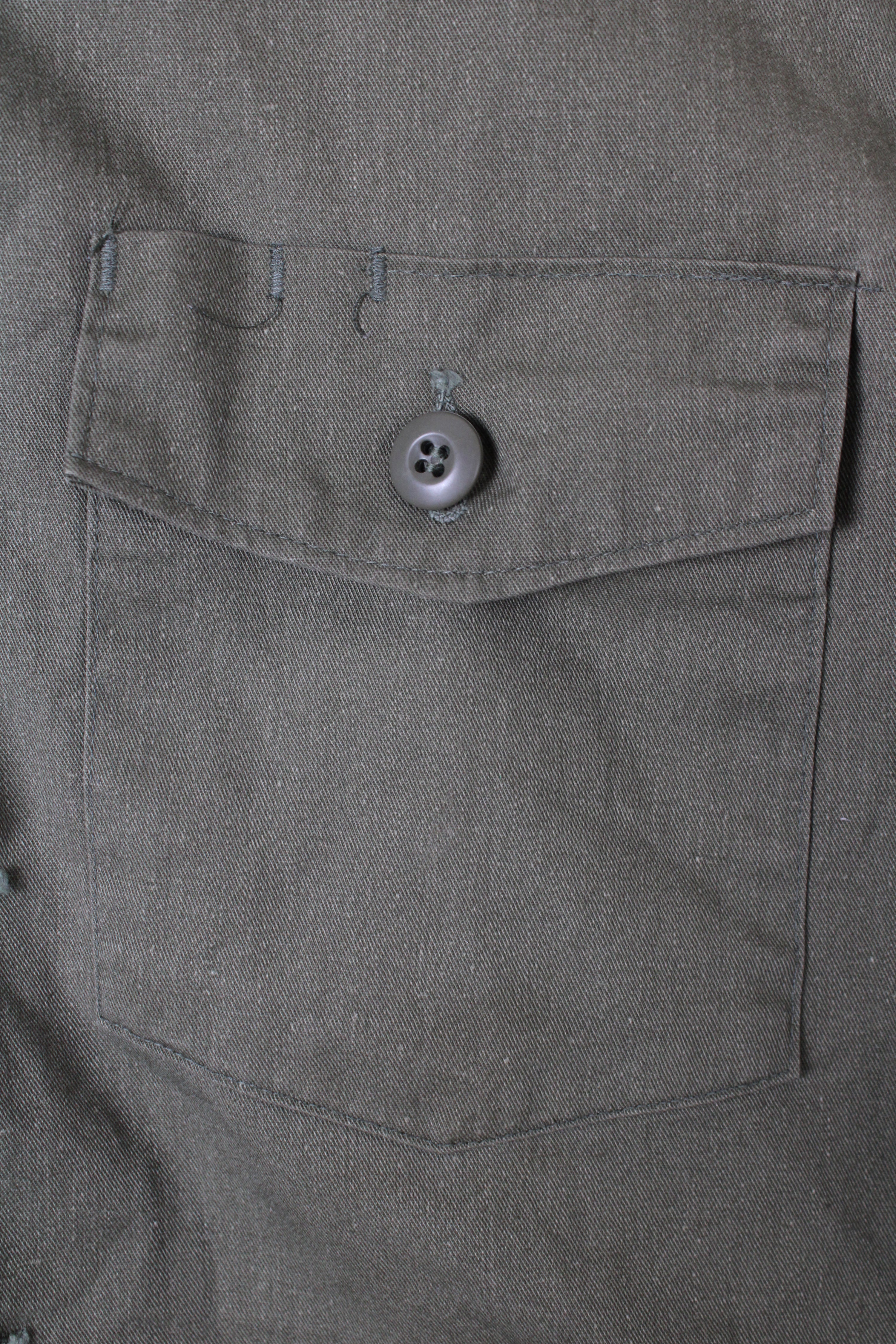 US ARMY OG 507 FATIGUE SHIRT GREEN - L/XL