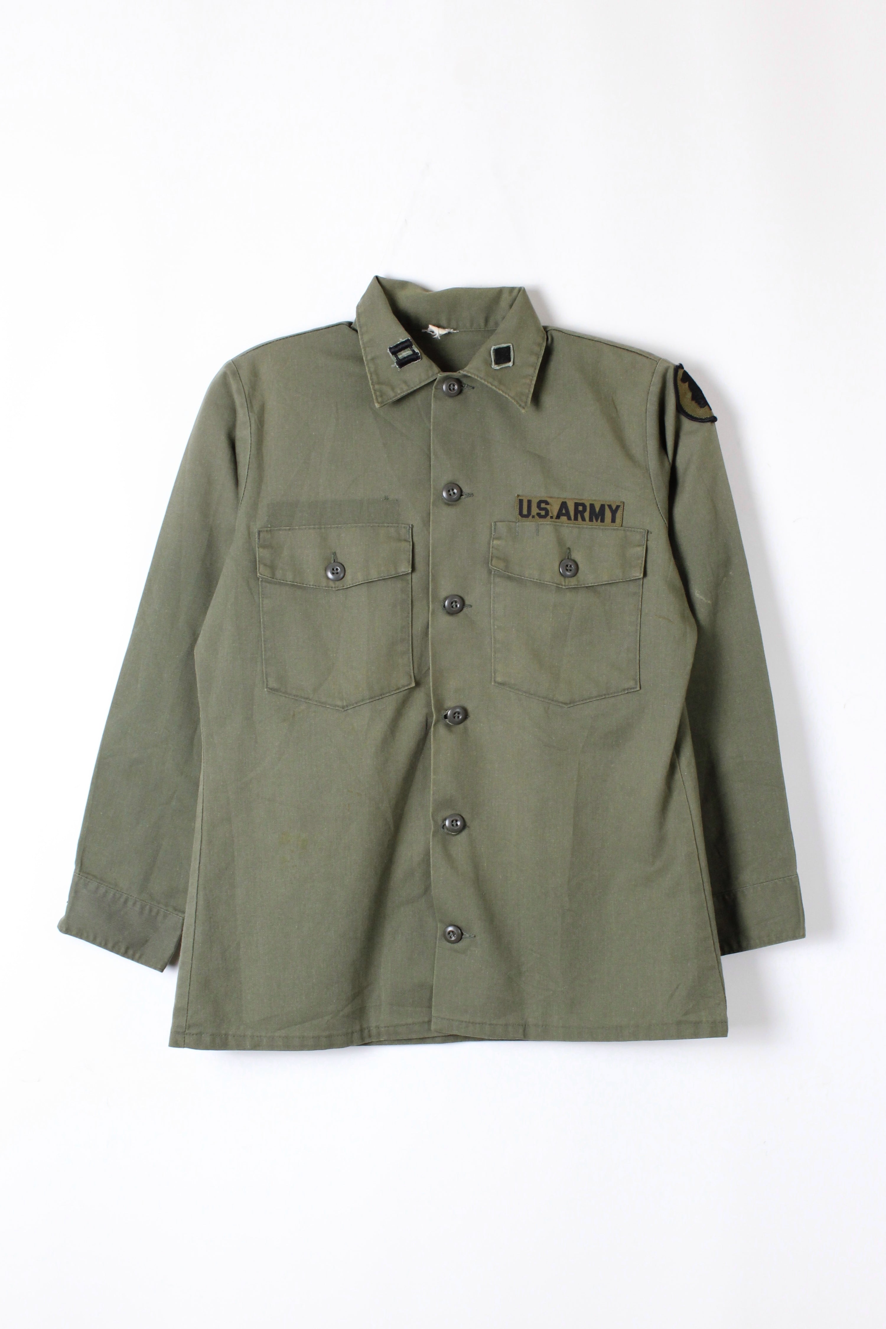 US ARMY OG 507 FATIGUE SHIRT GREEN - M/L