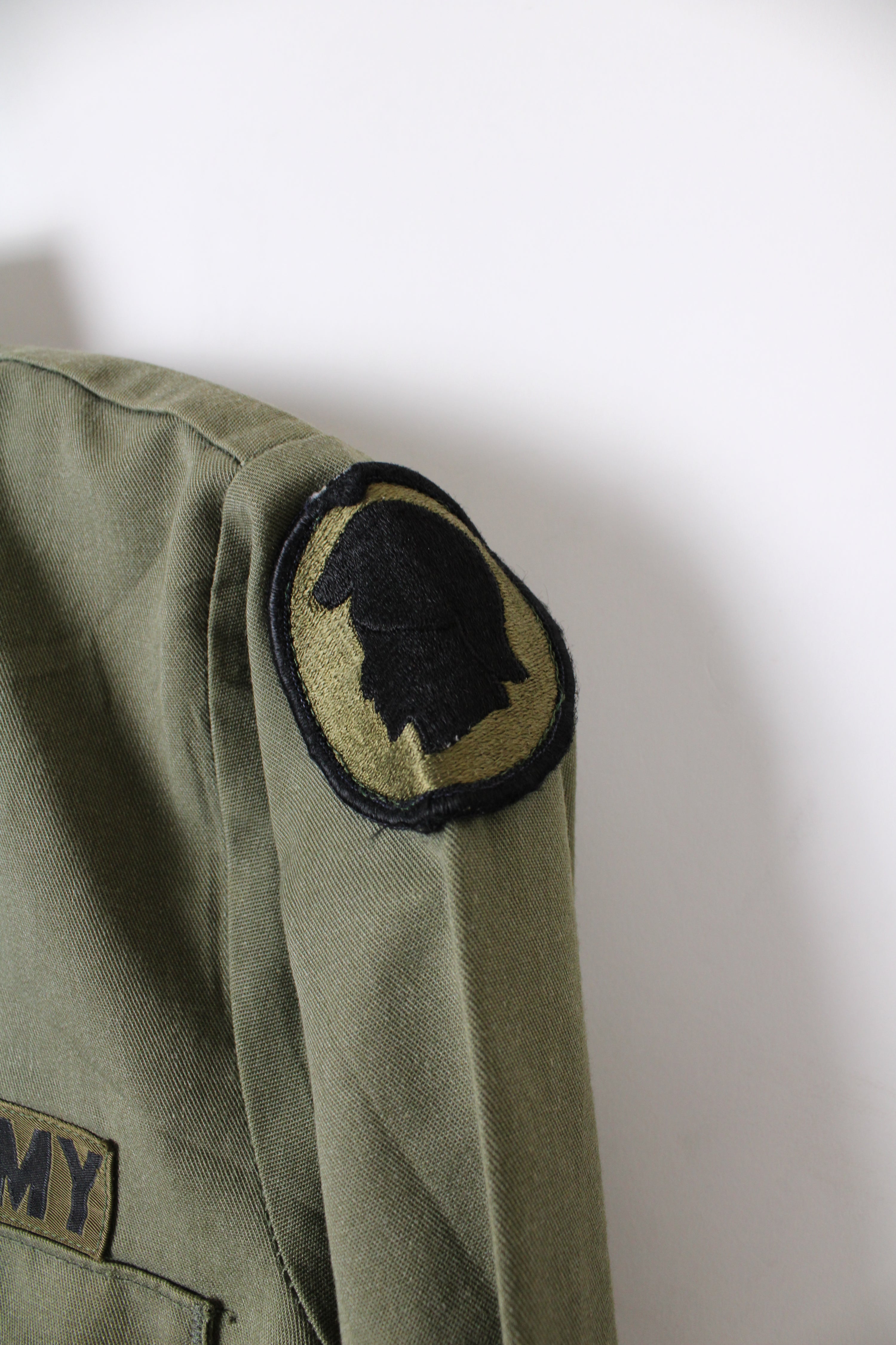 US ARMY OG 507 FATIGUE SHIRT GREEN - M/L