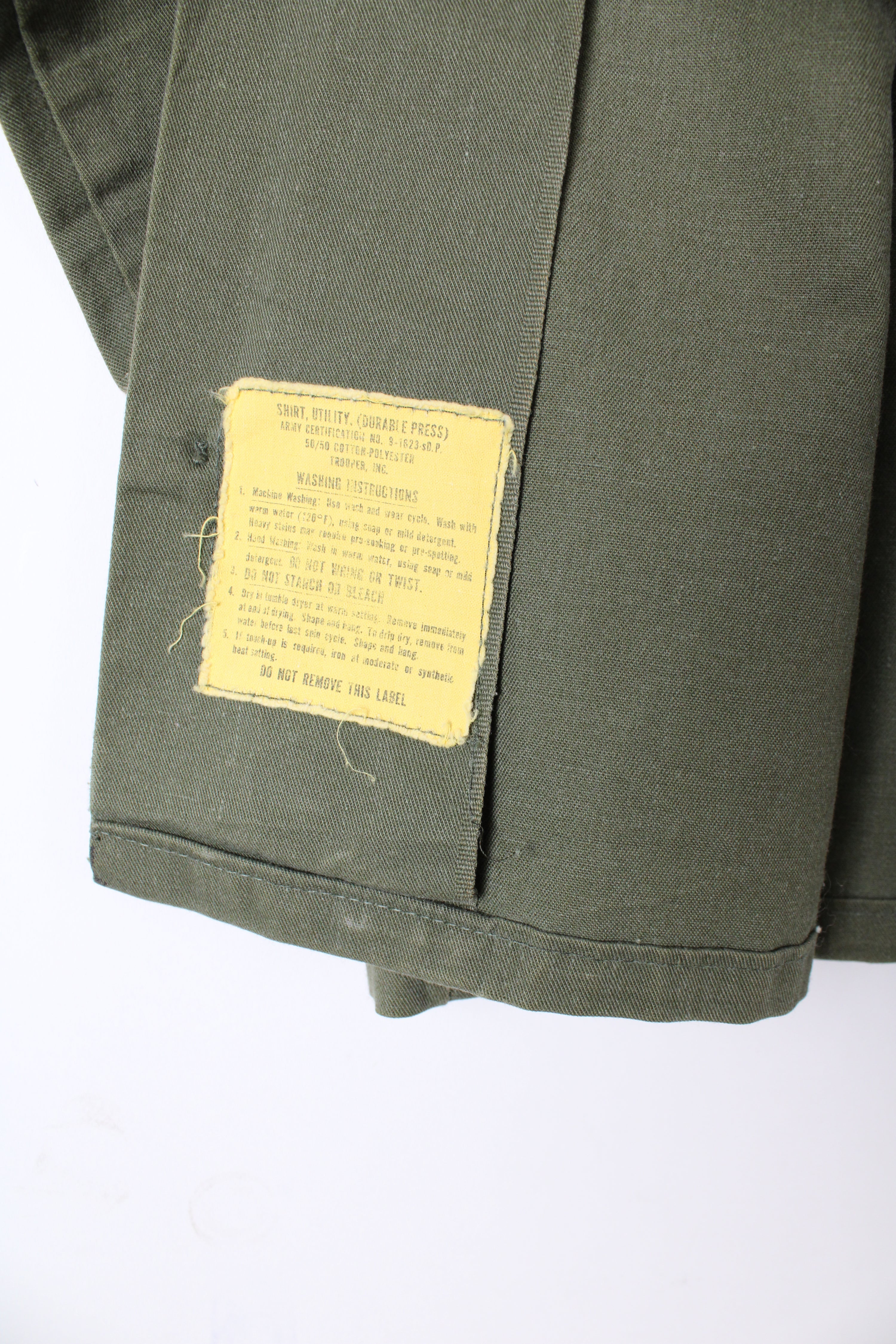 US ARMY OG 507 FATIGUE SHIRT GREEN - M/L