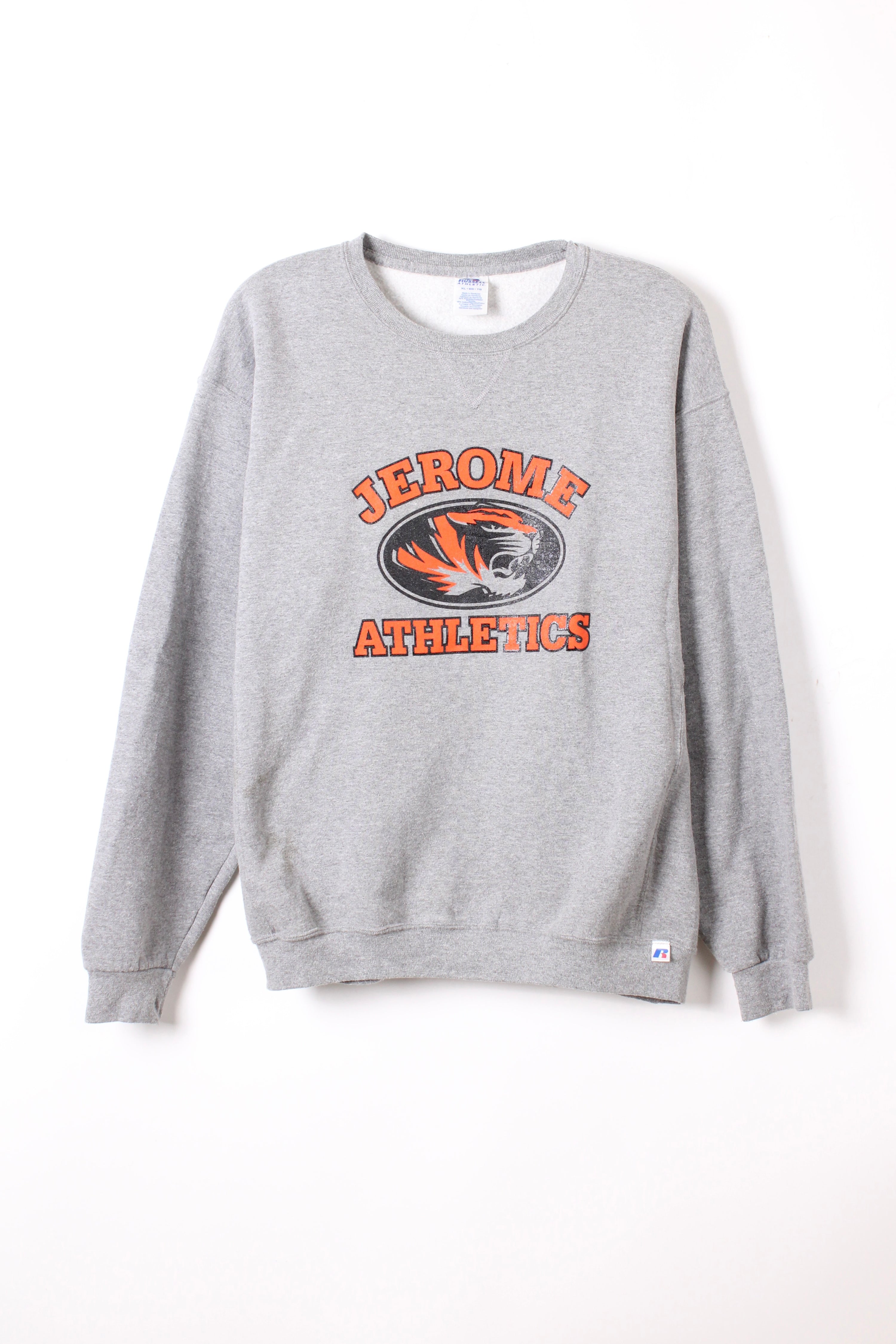RUSSELL ATHLETIC VINTAGE CREWNECK GREY JEROME ATHLETICS - XL