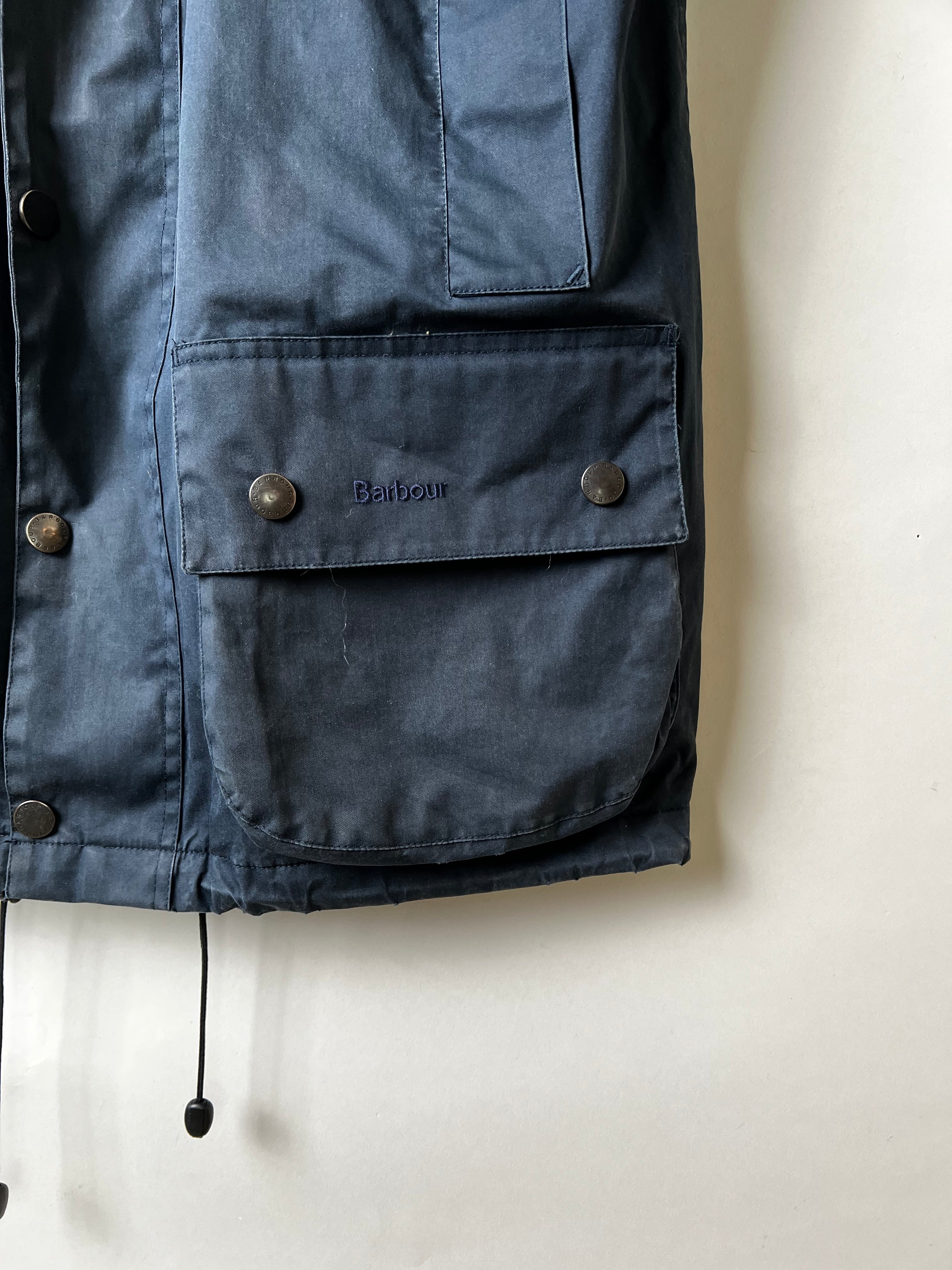 BARBOUR LIGHTWEIGHT BEAUFORT JACKET BLUE - L