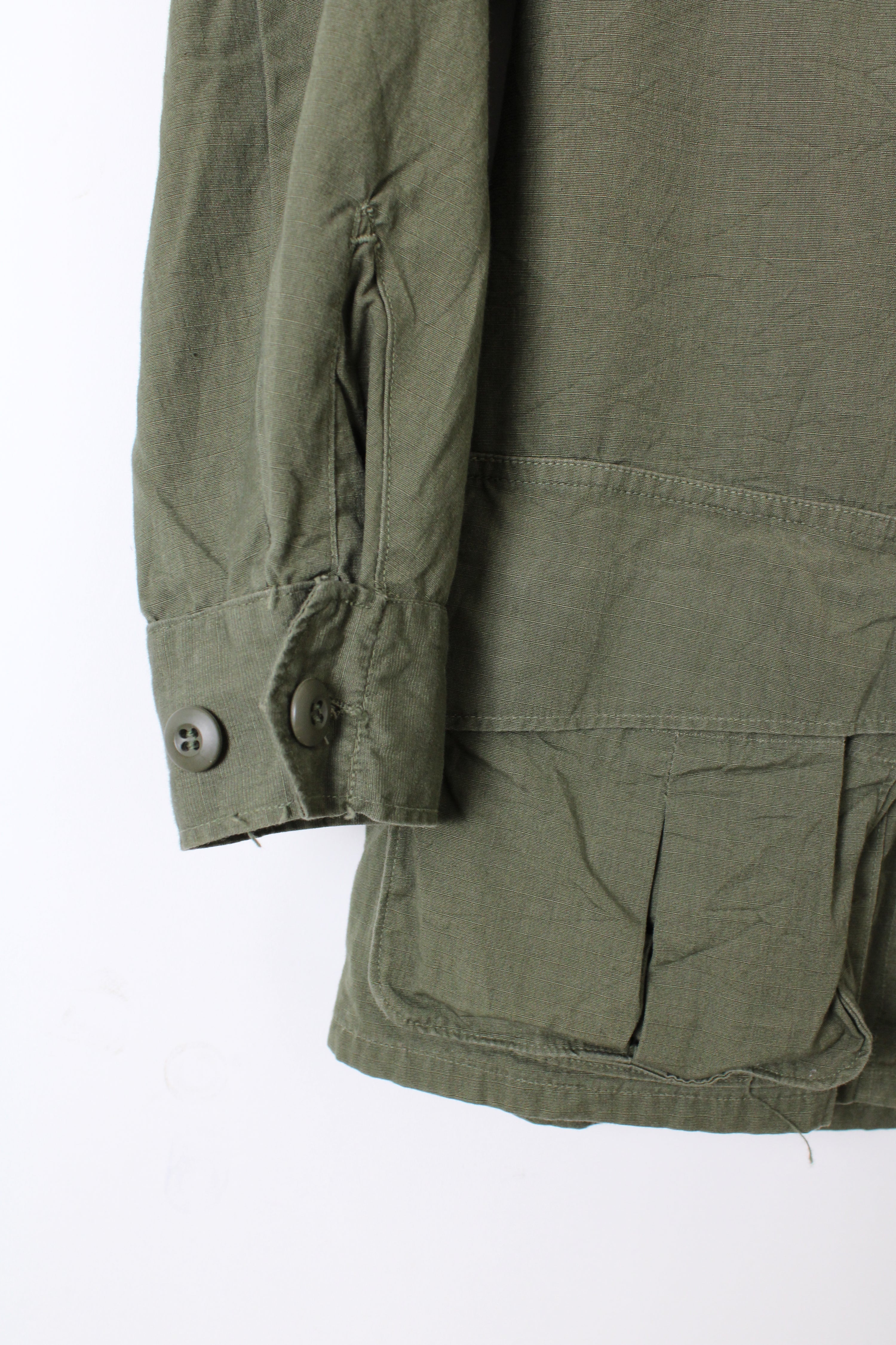 JUNGLE JACKET OG-107 US ARMY VIETNAM - S LONG