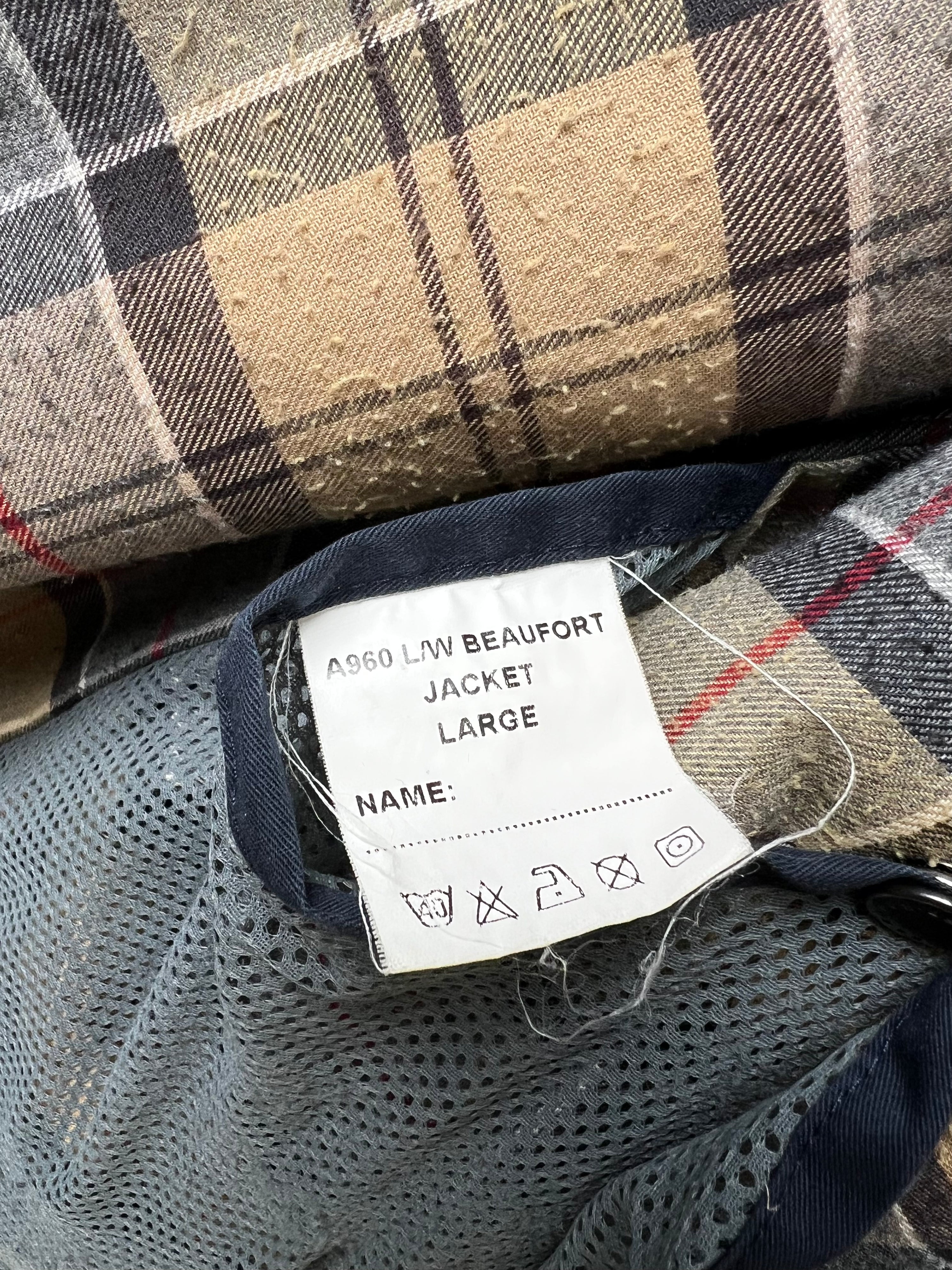 BARBOUR LIGHTWEIGHT BEAUFORT JACKET BLUE - L