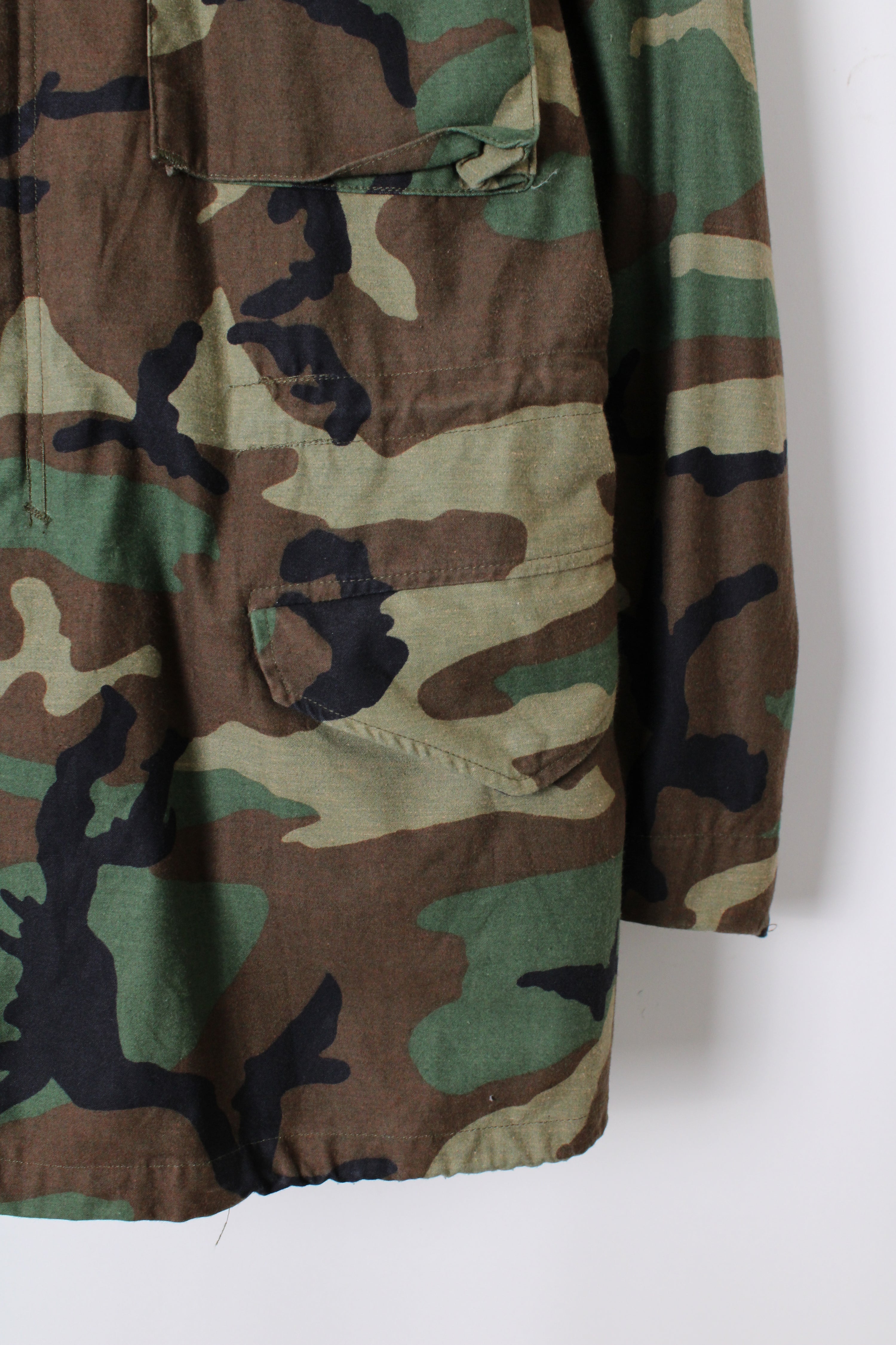 FIELD JACKET M65 US ARMY WOODLAND CAMO - M LONG