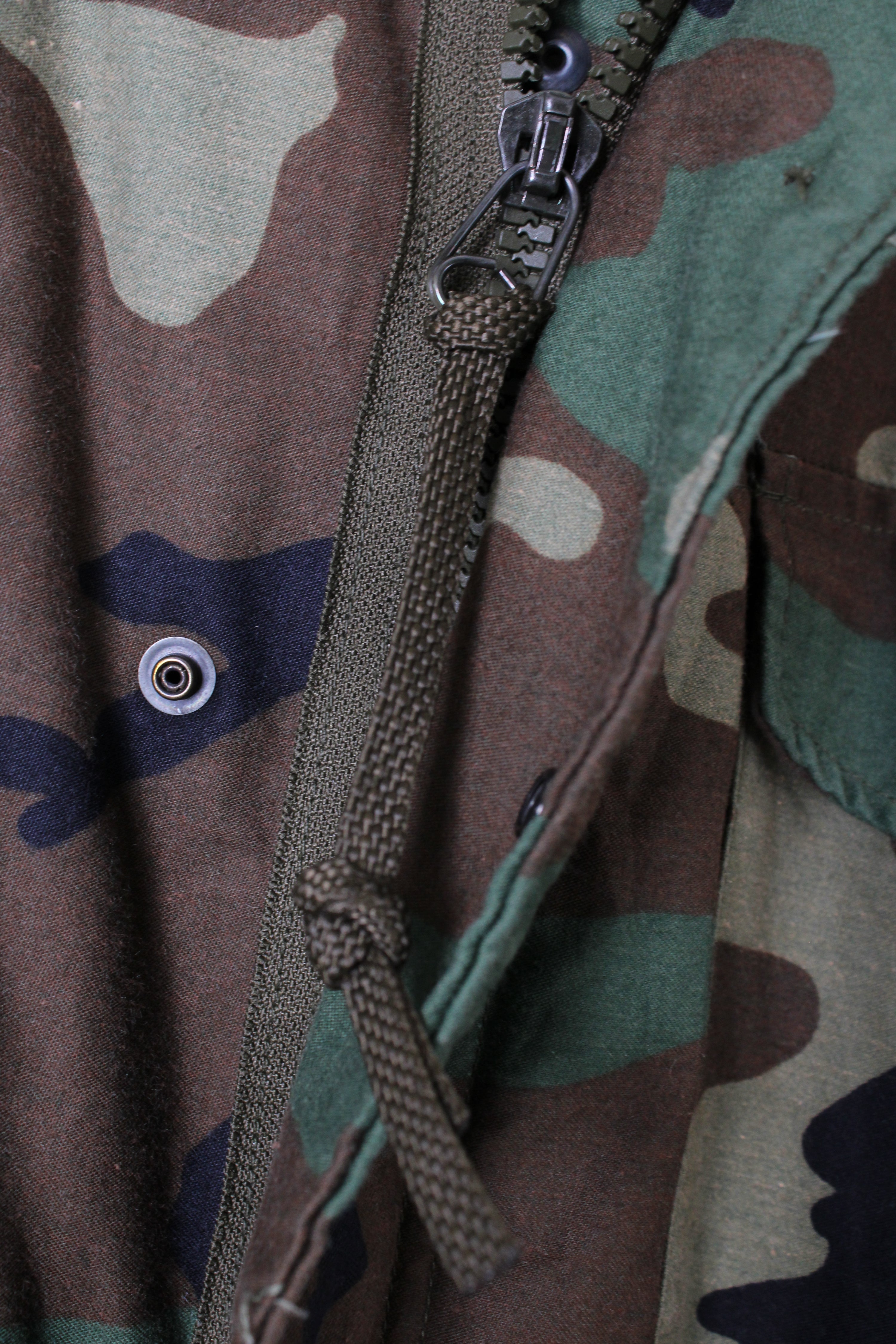 FIELD JACKET M65 US ARMY WOODLAND CAMO - M LONG