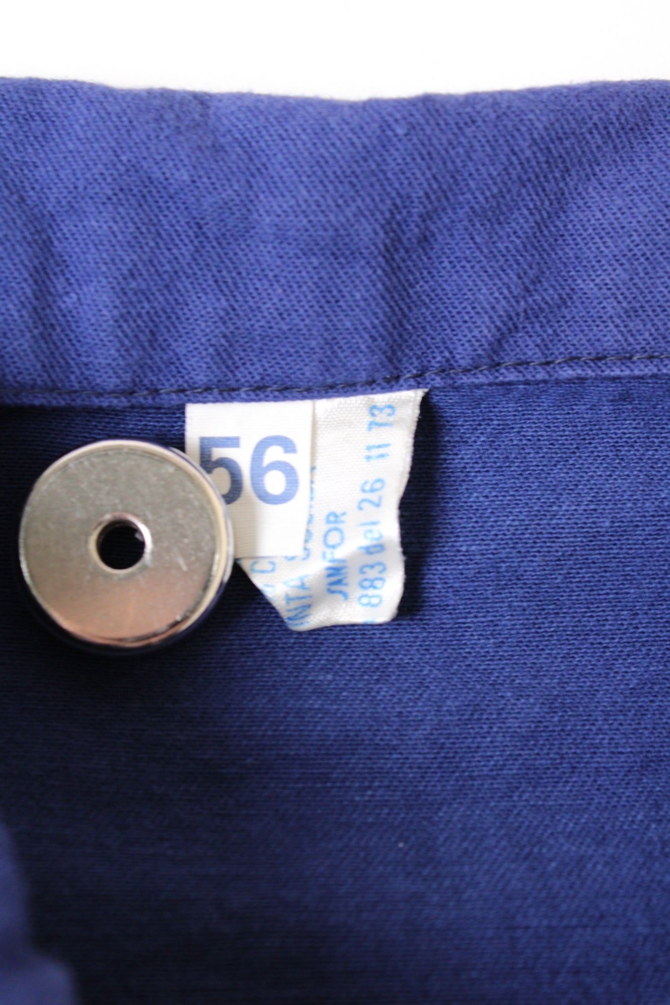 VINTAGE WORK CROPPED JACKET BLEU DE TRAVAIL - L/XL
