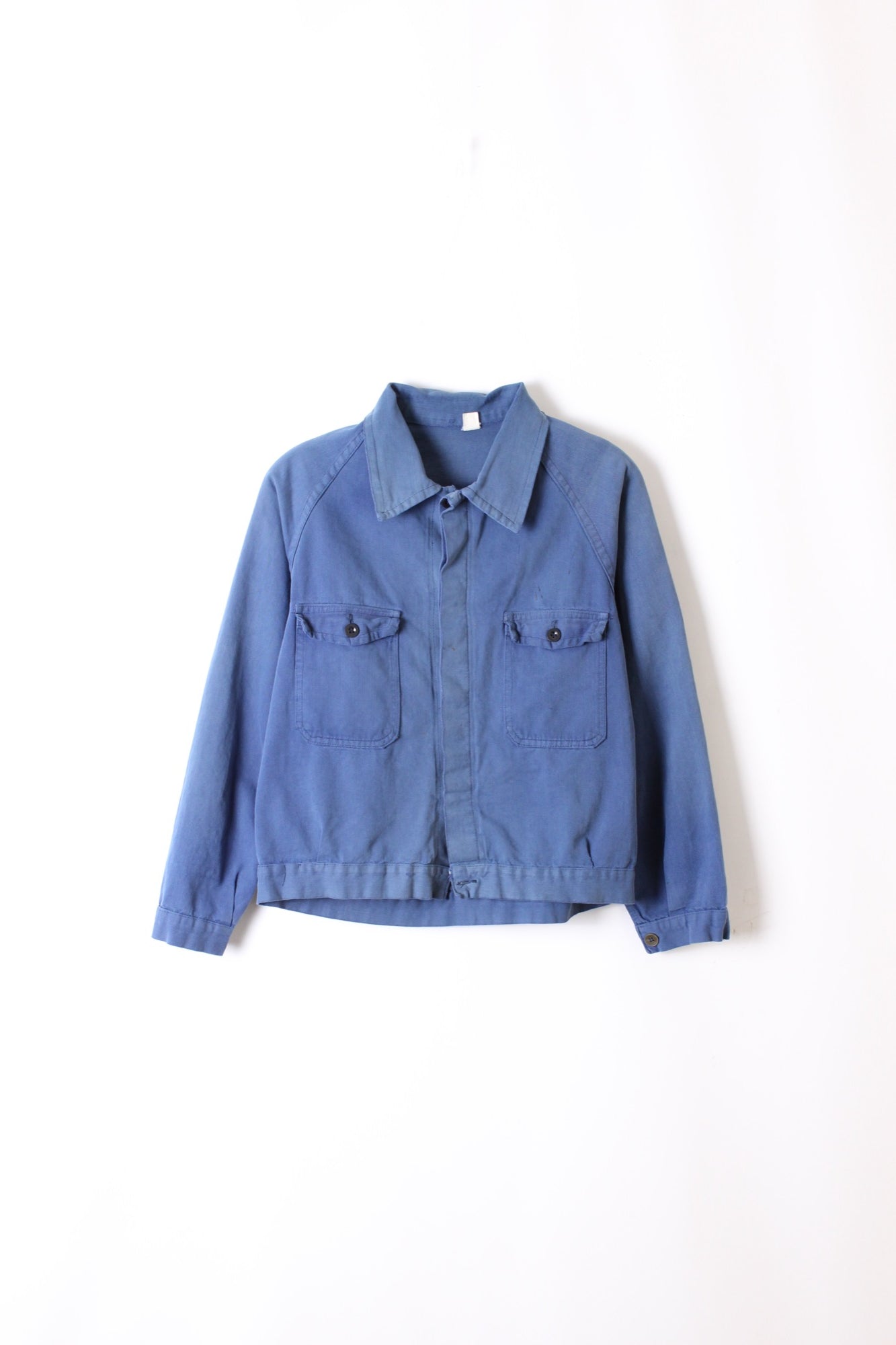 VINTAGE WORK CROPPED JACKET COBALT BLEU DE TRAVAIL - M/L