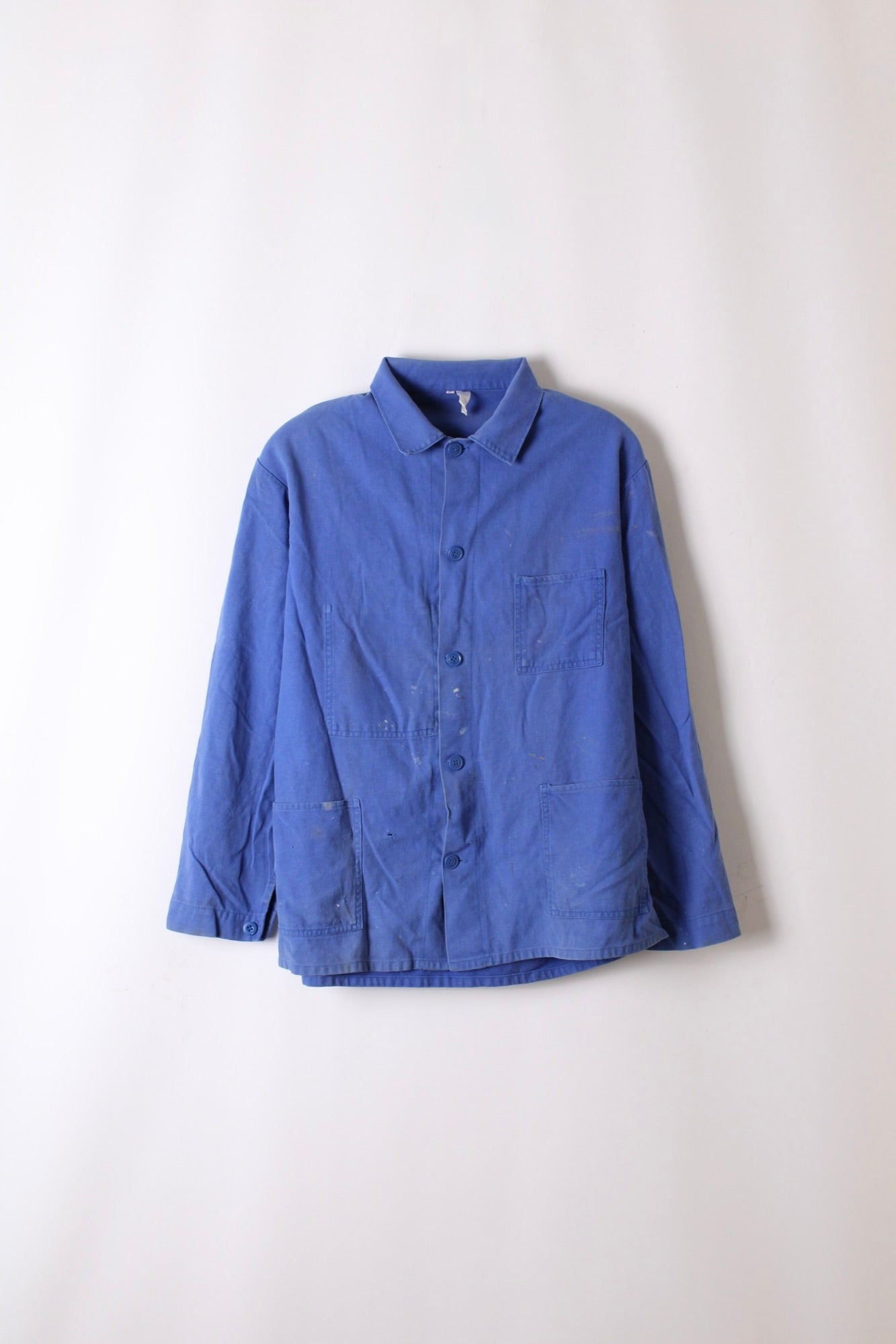 VINTAGE WORK CHORE JACKET PAINTER BLEU DE TRAVAIL - L/XL