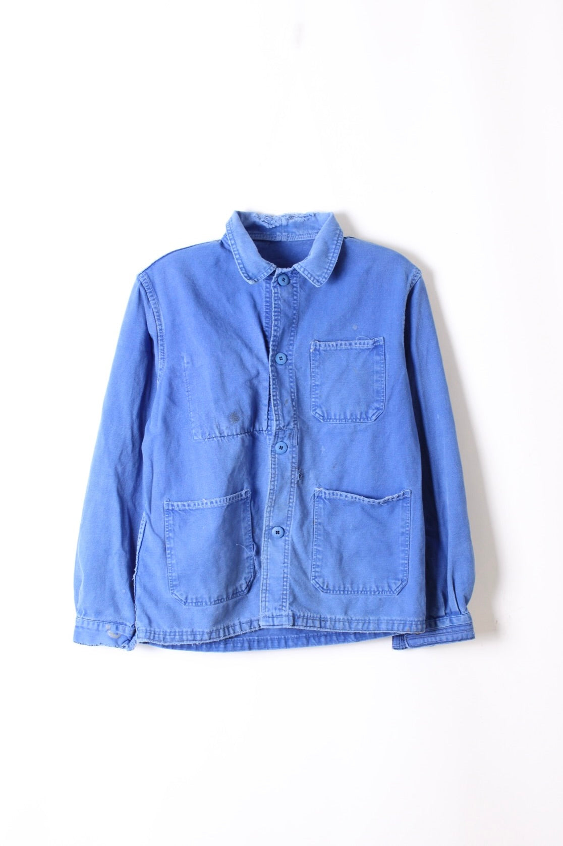 VINTAGE WORK CHORE JACKET PAINTER BLEU DE TRAVAIL - M/L