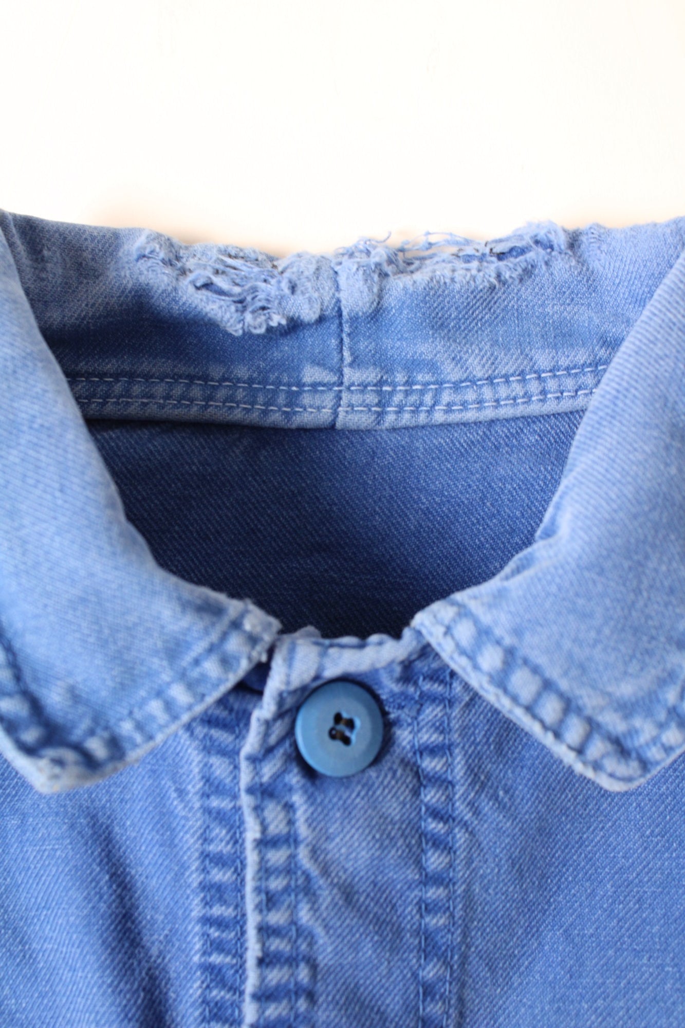 VINTAGE WORK CHORE JACKET PAINTER BLEU DE TRAVAIL - M/L