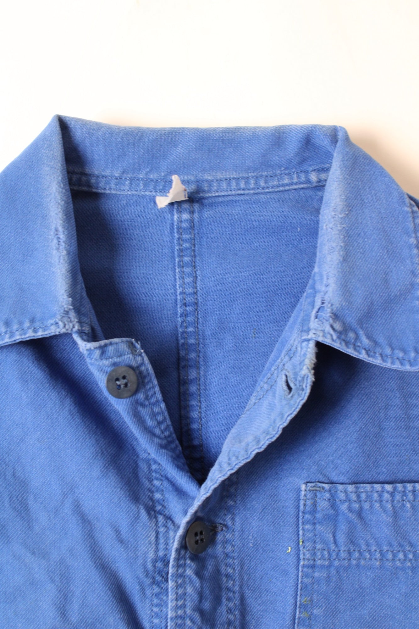 VINTAGE WORK CHORE JACKET BLEU DE TRAVAIL - XS/S
