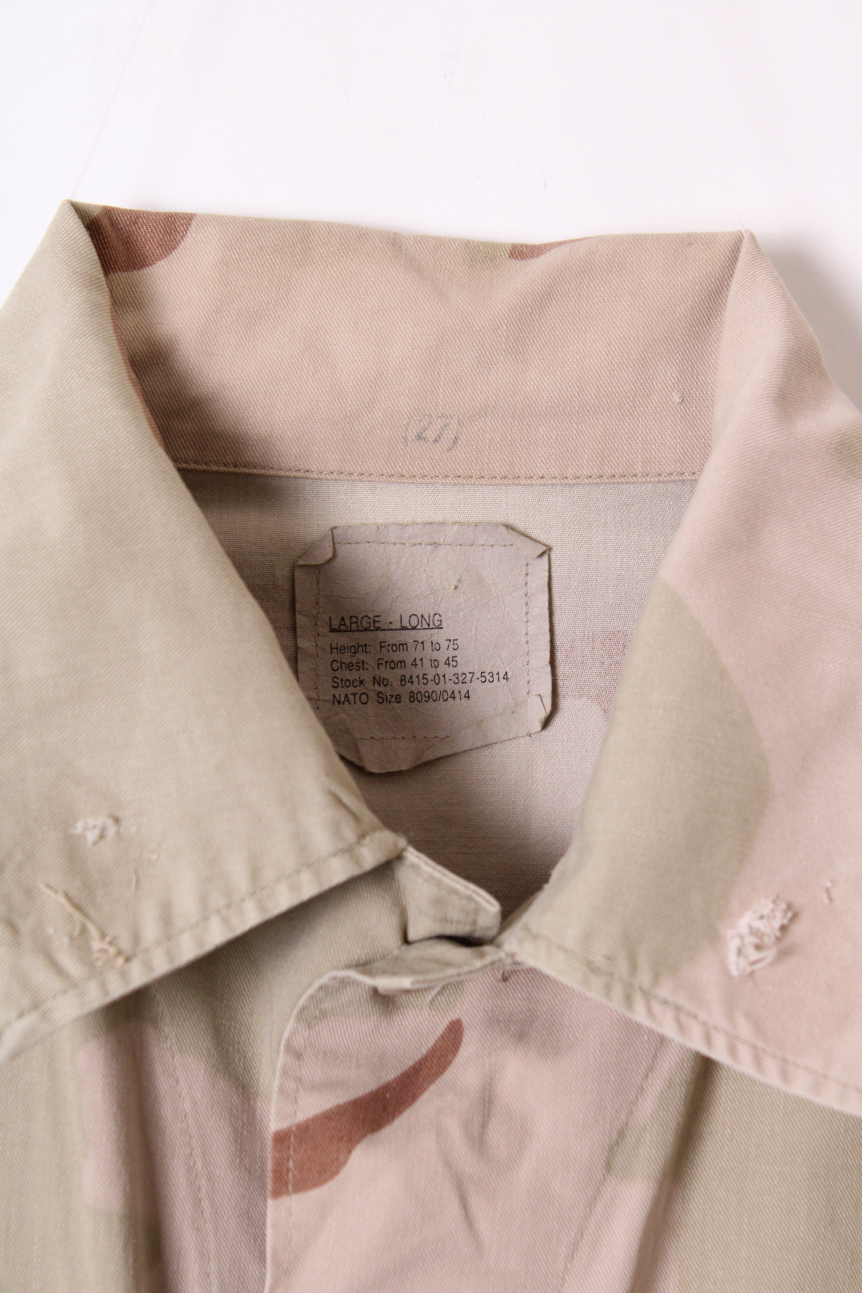 FIELD JACKET BDU US ARMY DESERT CAMO 3 COLORS - LARGE LONG