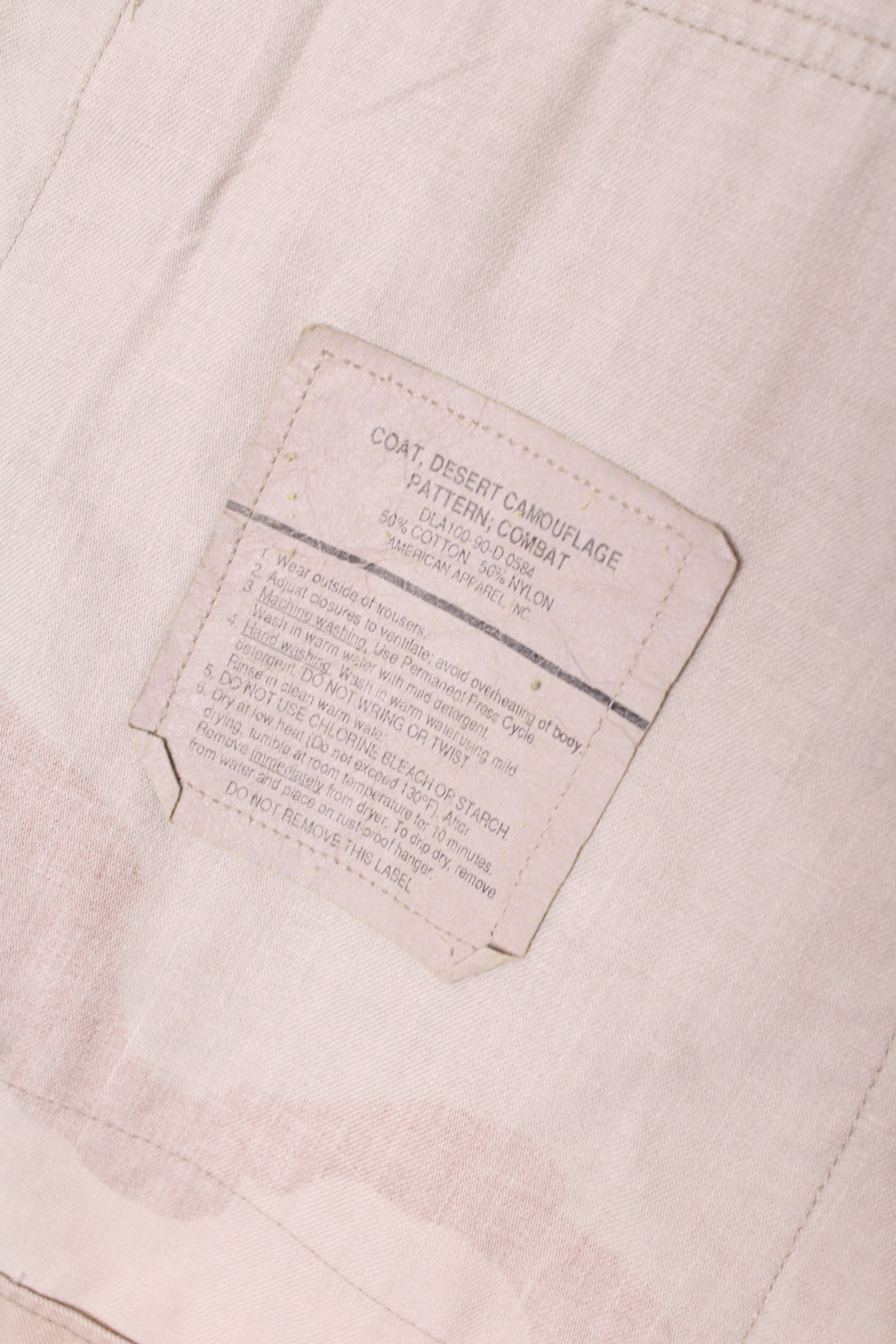 FIELD JACKET BDU US ARMY DESERT CAMO 3 COLORS - LARGE LONG