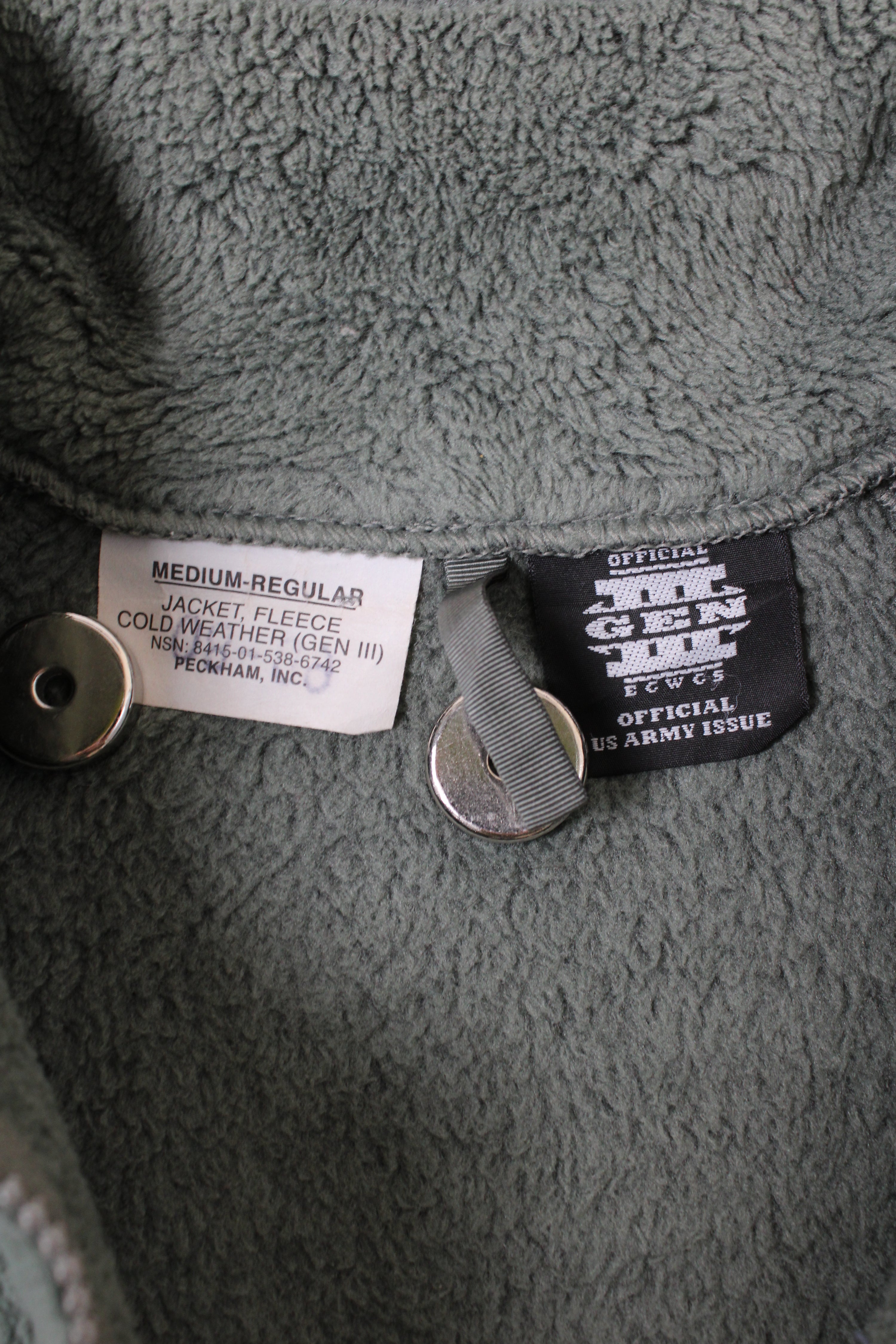 US ARMY GEN III POLARTEC FLEECE JACKET ECWCS - M