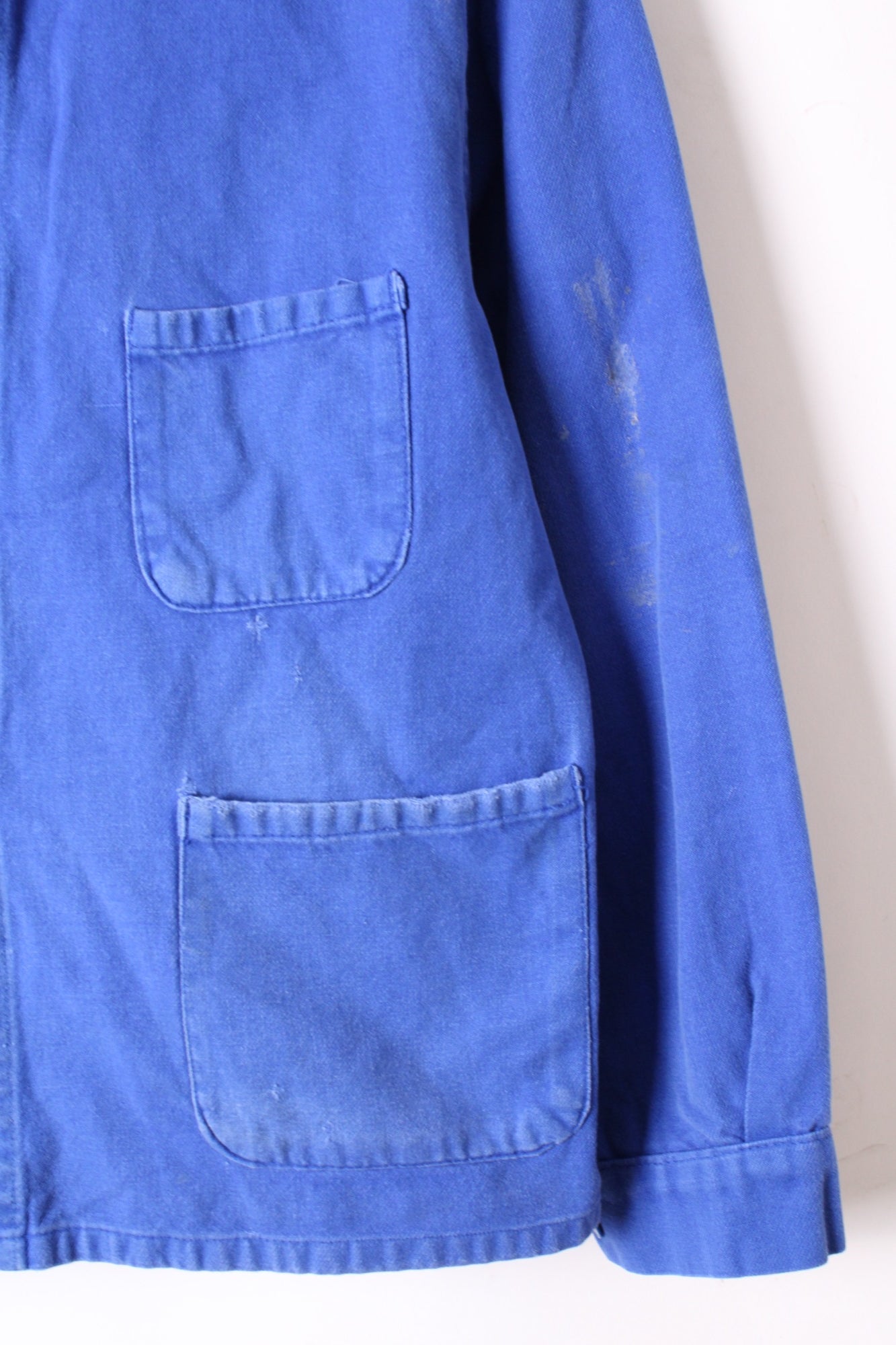 VINTAGE WORK CHORE JACKET BLEU DE TRAVAIL - XS/S