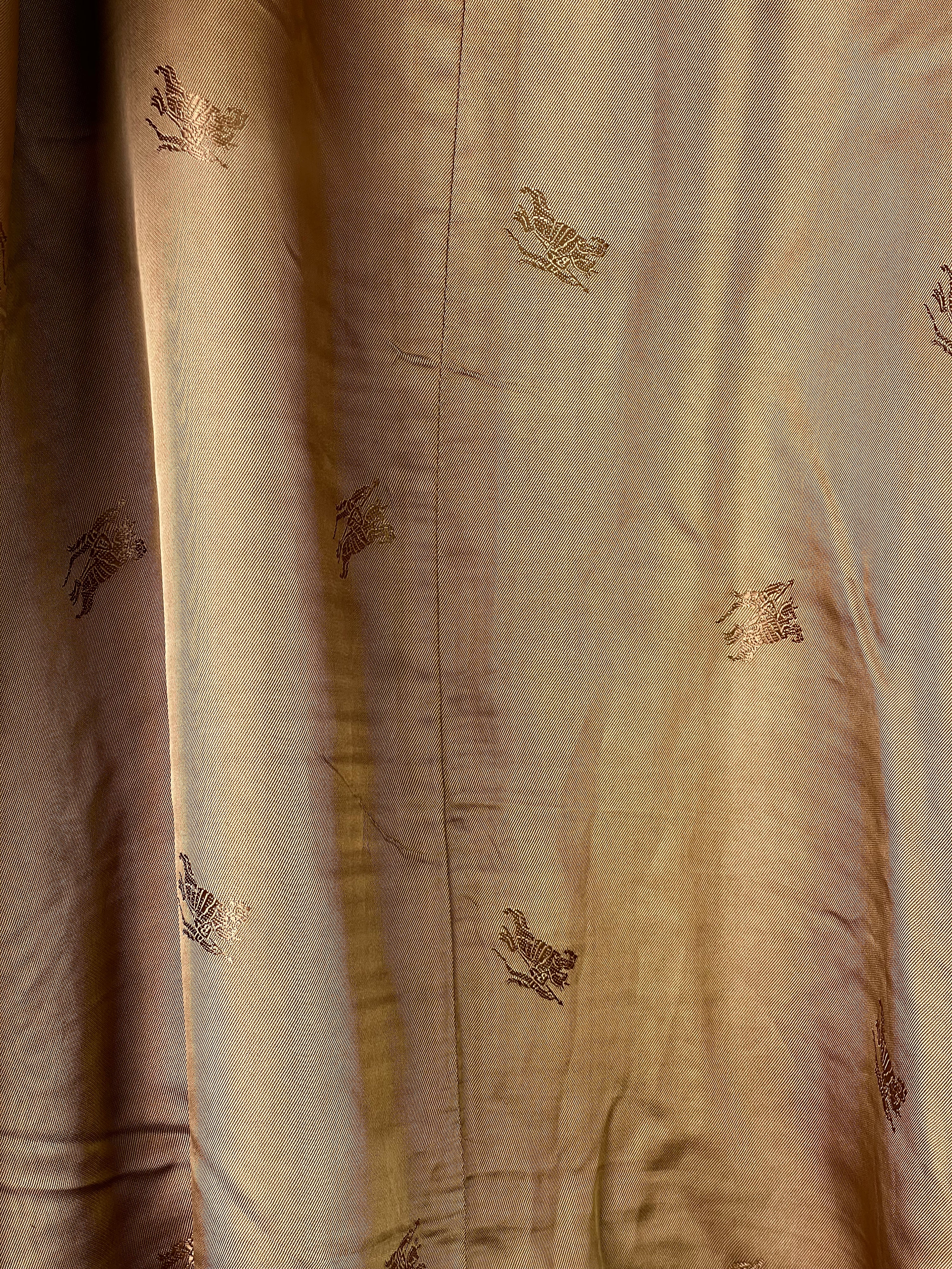 BURBERRY VINTAGE CASHMERE  WOOL CAMEL COAT BEIGE - M/L