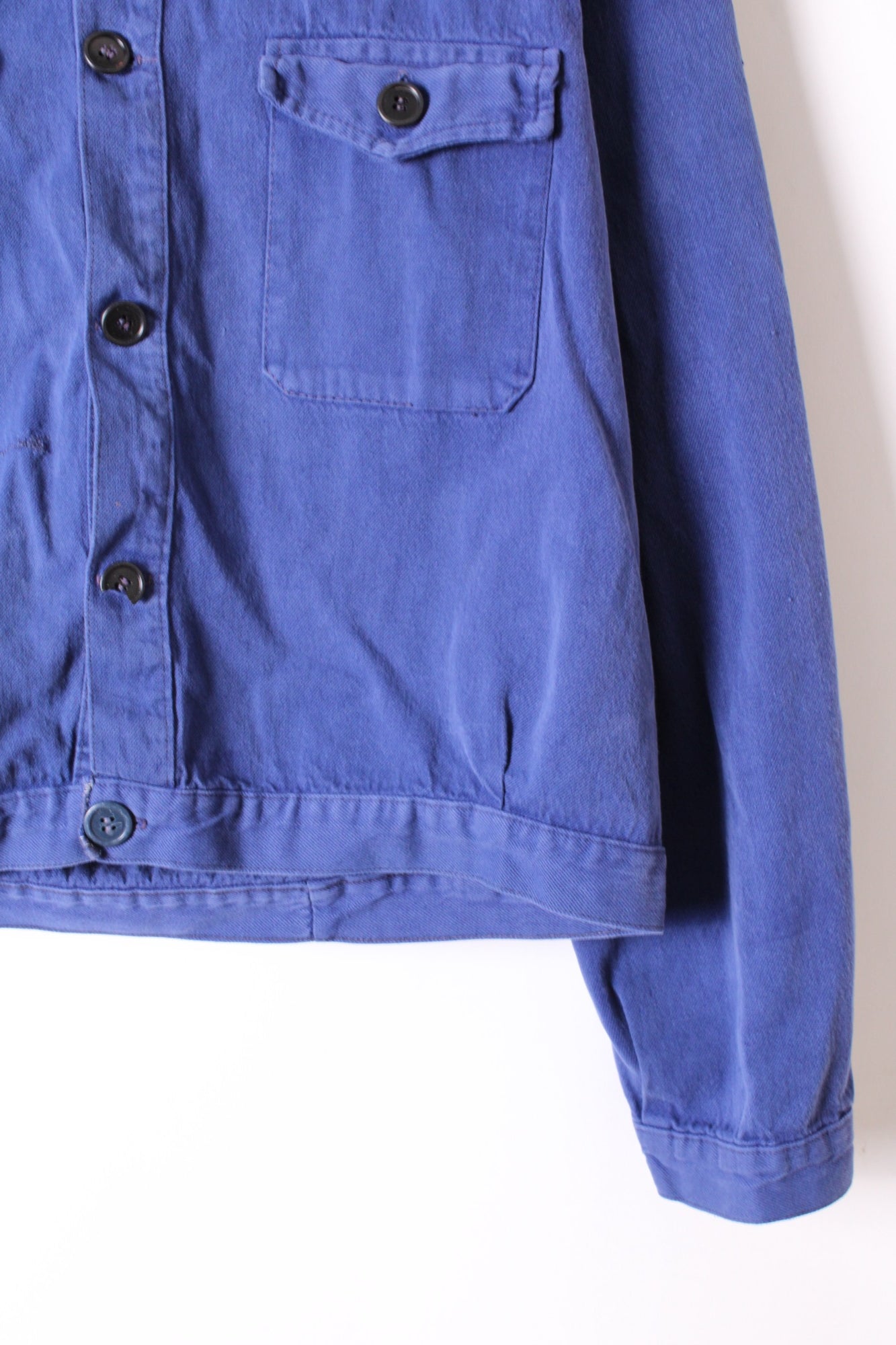 VINTAGE WORK CROPPED JACKET BLEU DE TRAVAIL - S/M