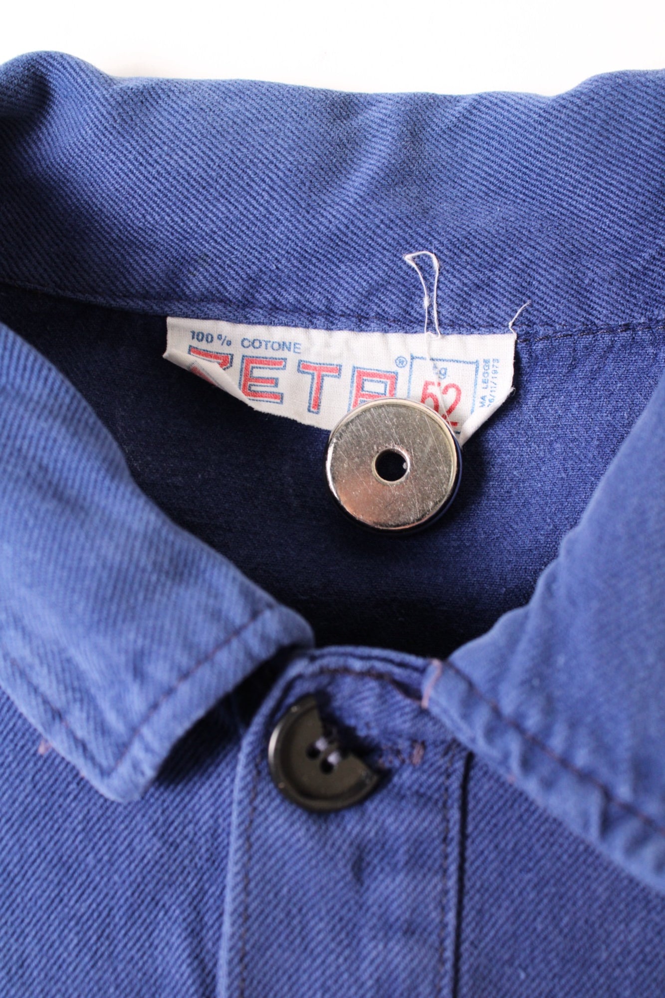 VINTAGE WORK CROPPED JACKET BLEU DE TRAVAIL - S/M