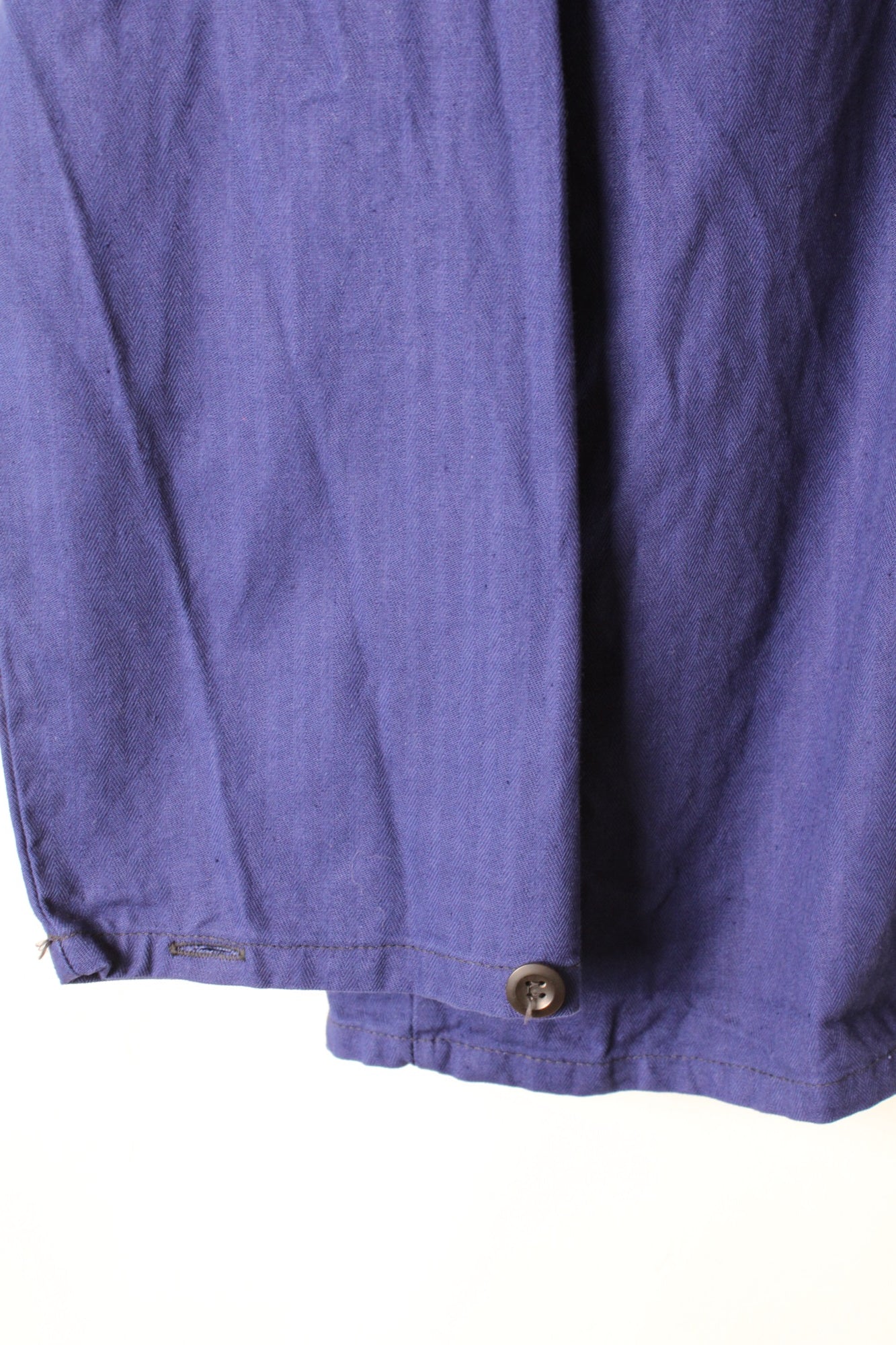 VINTAGE WORK SHIRT JACKET HBT BLEU DE TRAVAIL - M/L