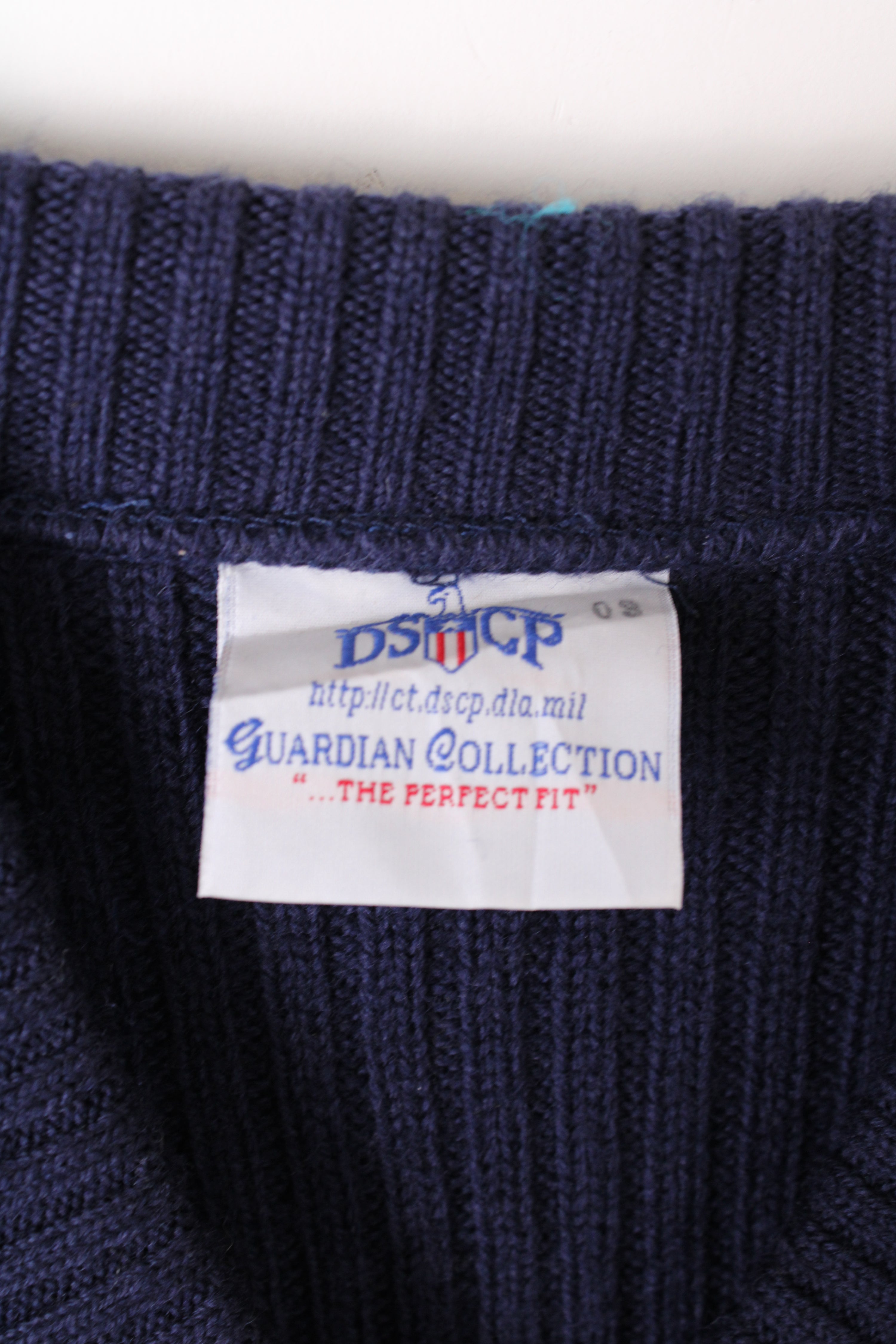 US ARMY VINTAGE SWEATER NAVY BLUE - M/L