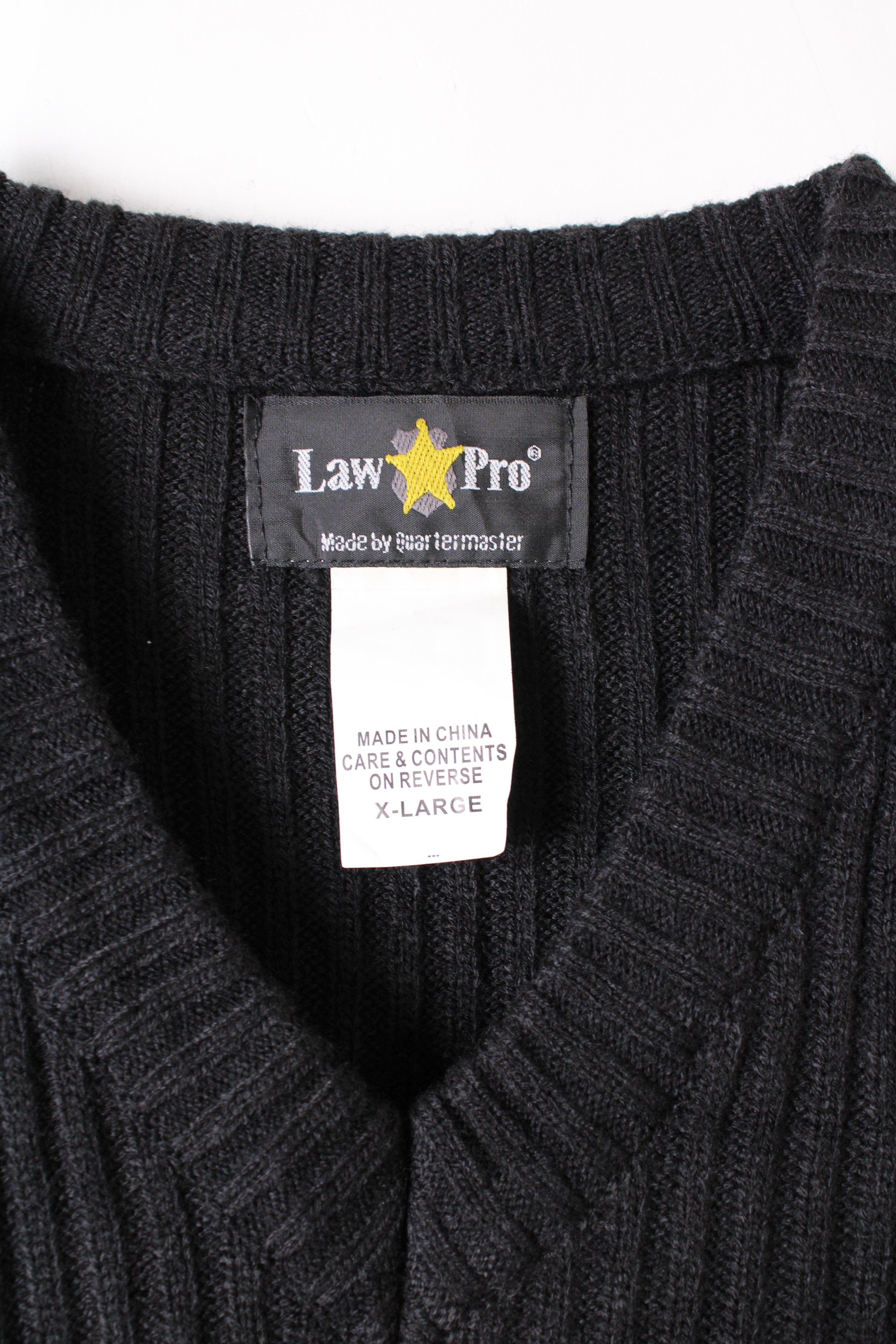 US ARMY VINTAGE SWEATER NAVY BLUE - XL