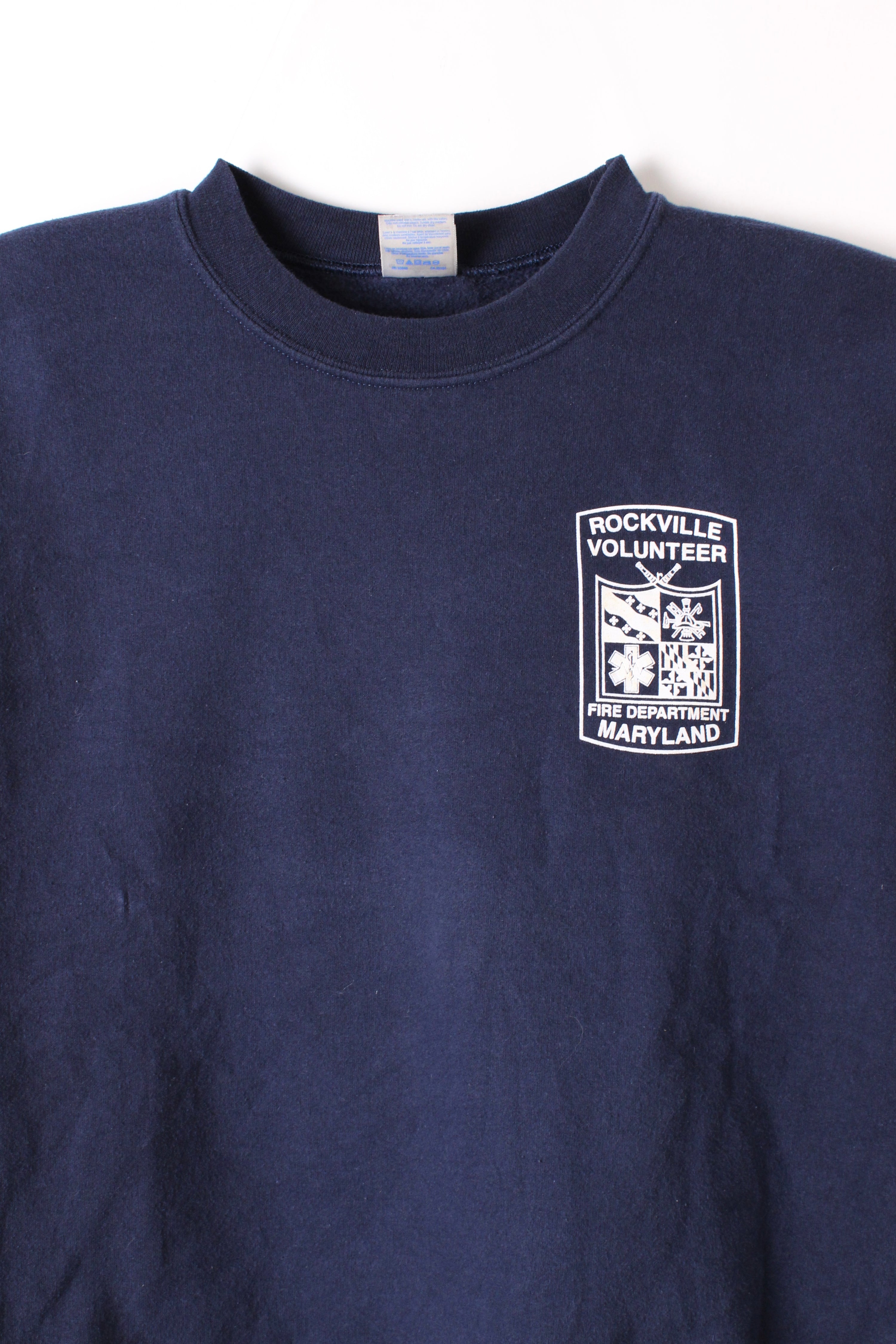 US FIREMAN VINTAGE SWEATSHIRT BLUE - M