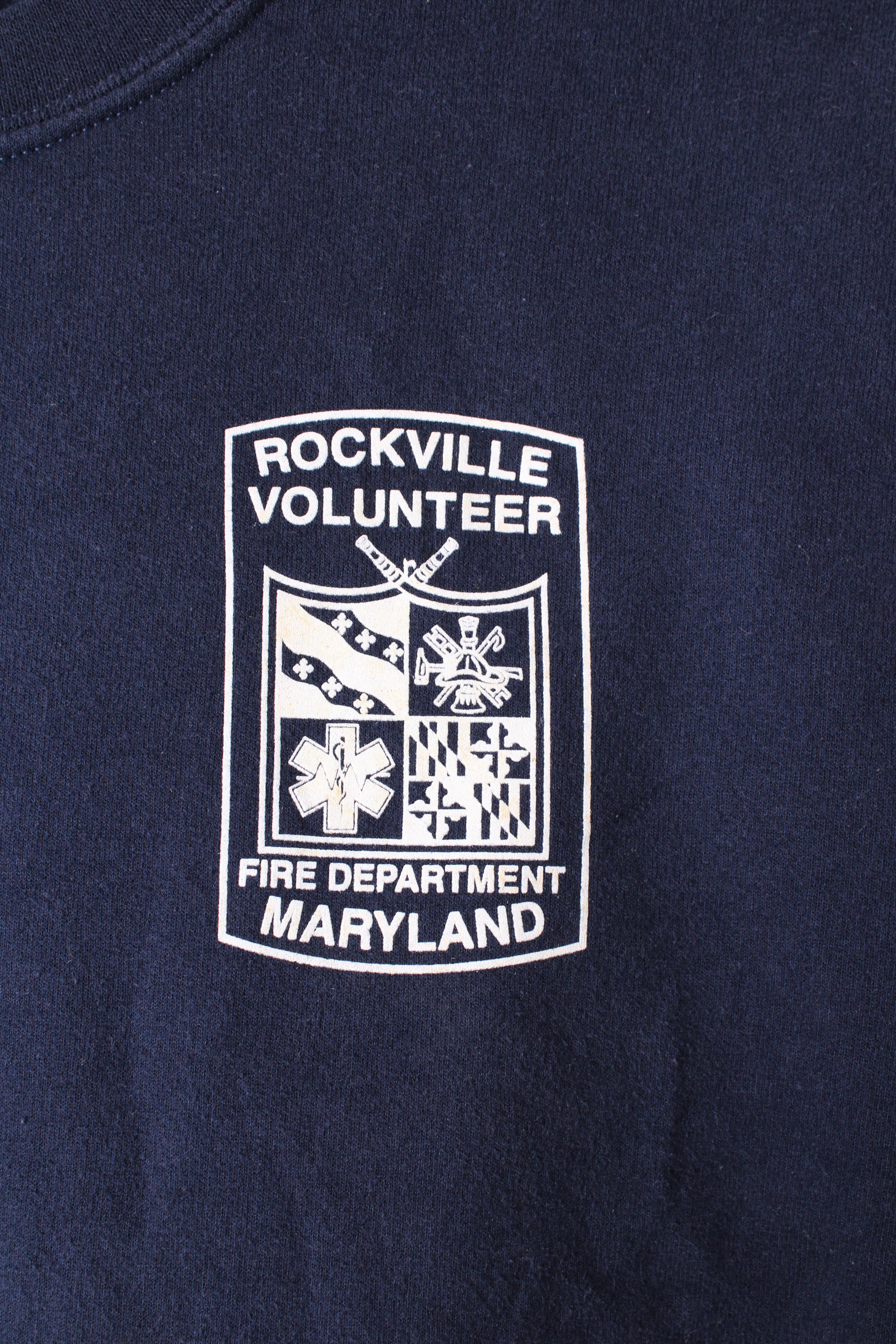 US FIREMAN VINTAGE SWEATSHIRT BLUE - M