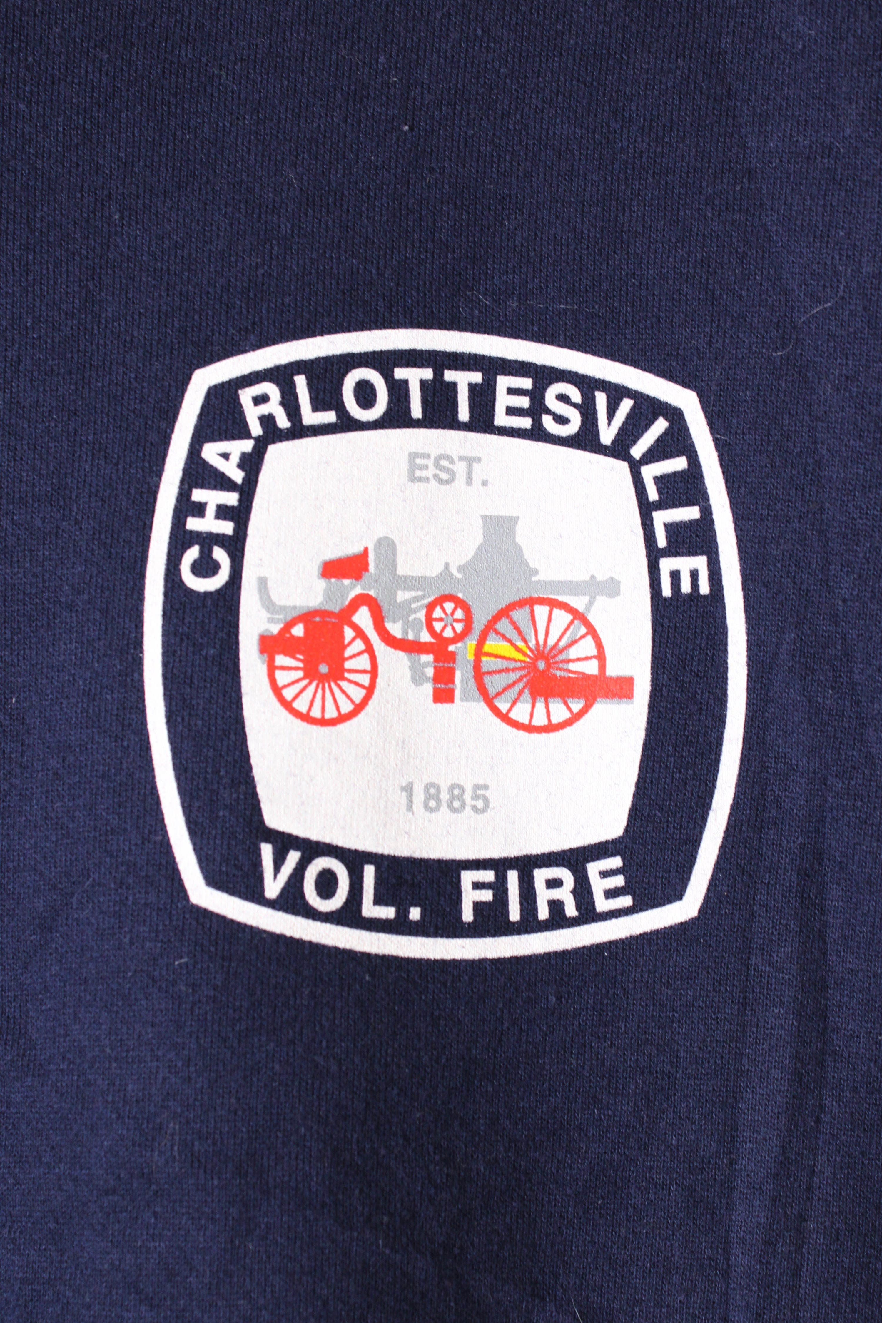 US FIREMAN VINTAGE SWEATSHIRT BLUE - XXL